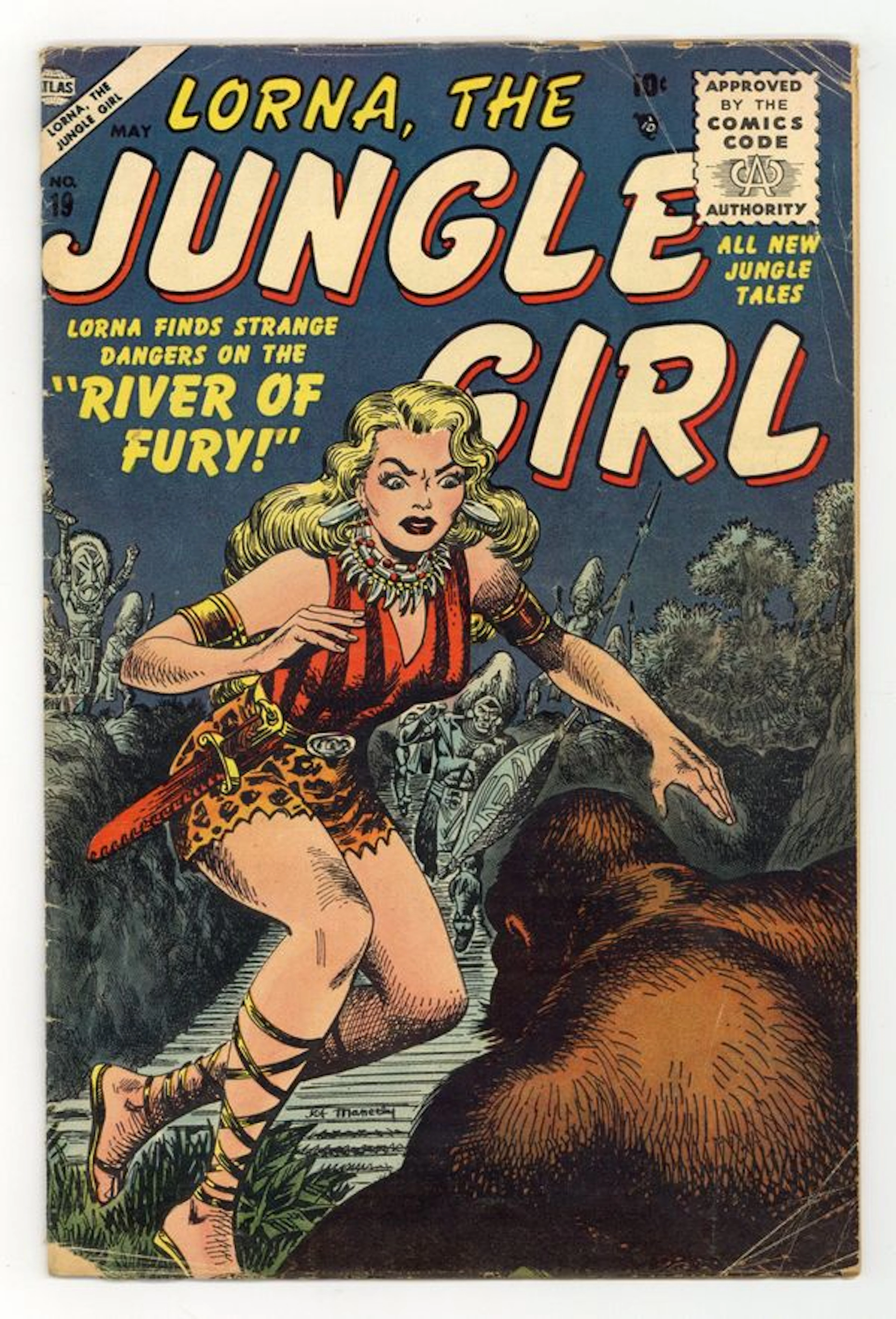 Lorna the Jungle Girl (1954 Atlas) 19 GD/VG 3.0