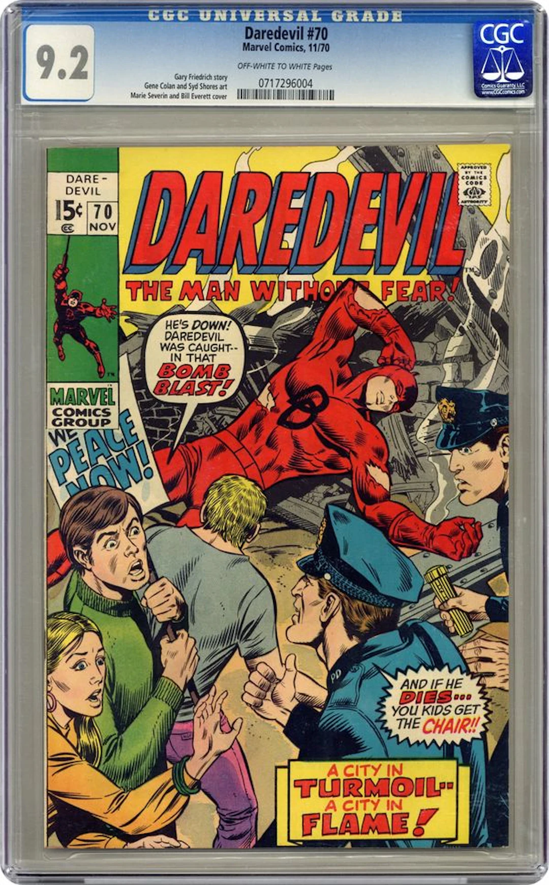 Daredevil (1964 1st Series) 70 CGC 9.2