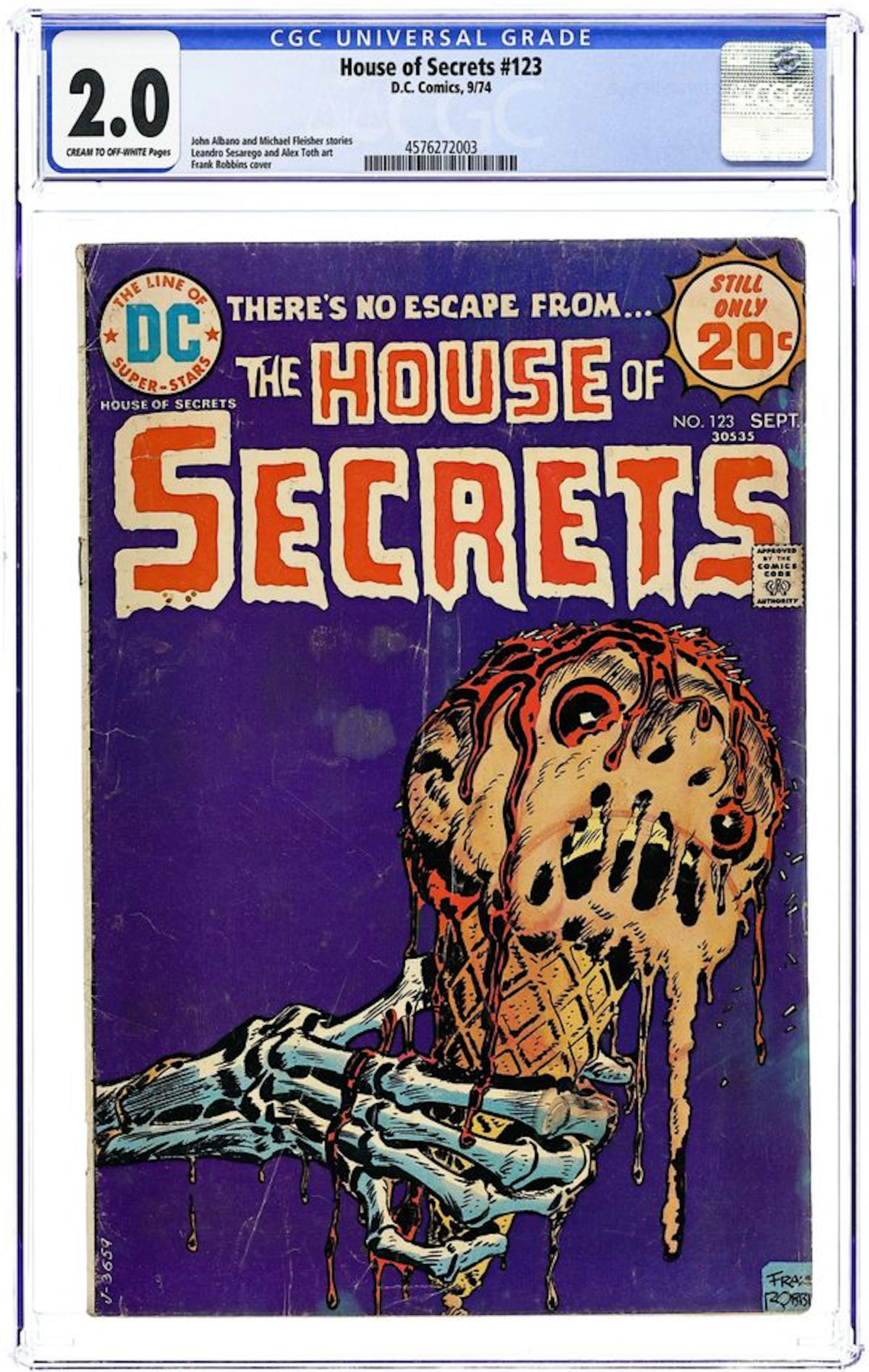 House of Secrets (1956 1st Series) 123 CGC 2.0
