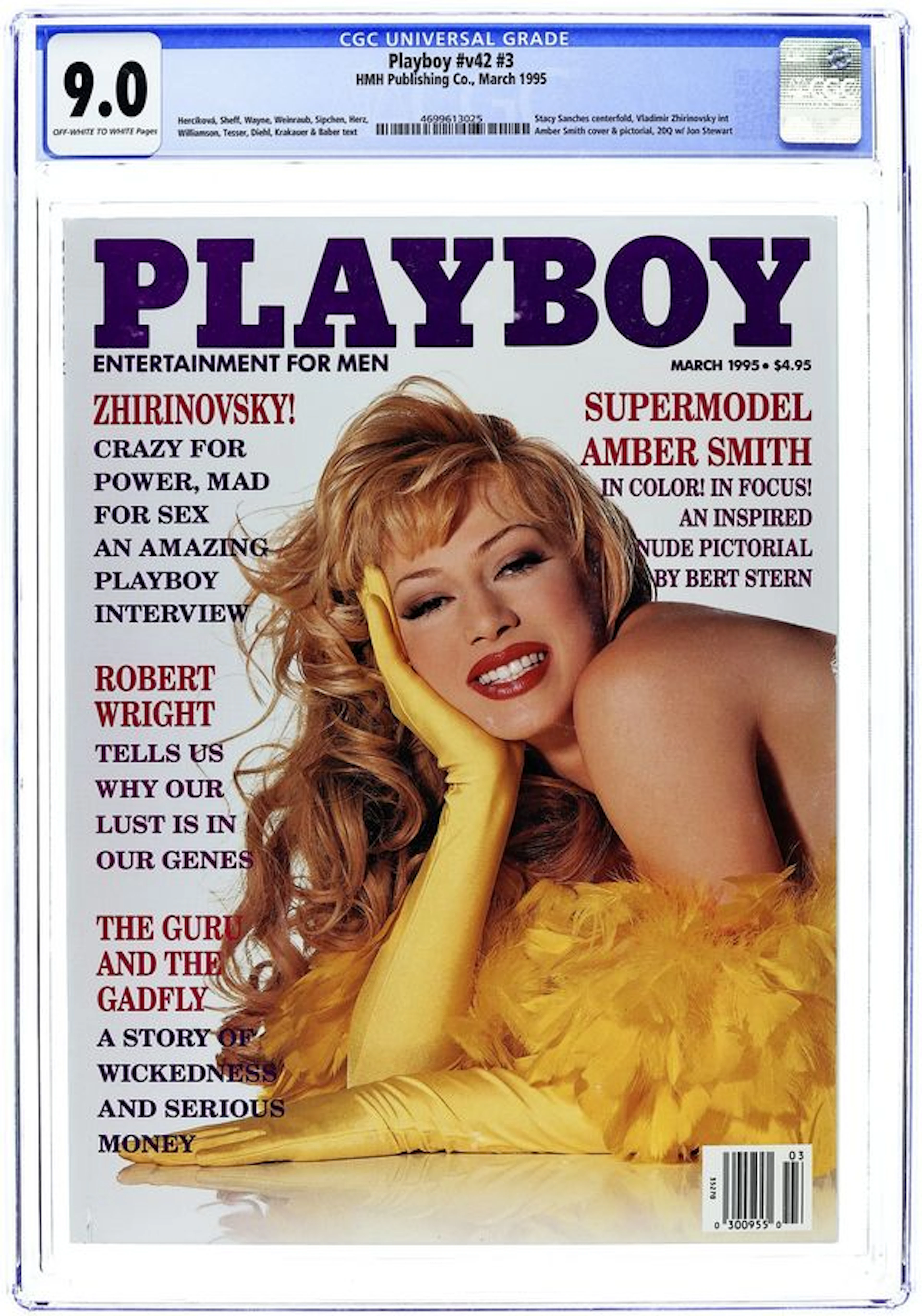 Playboy Magazine (1953-Present HMH Publishing) Vol. 42 #3 CGC 9.0