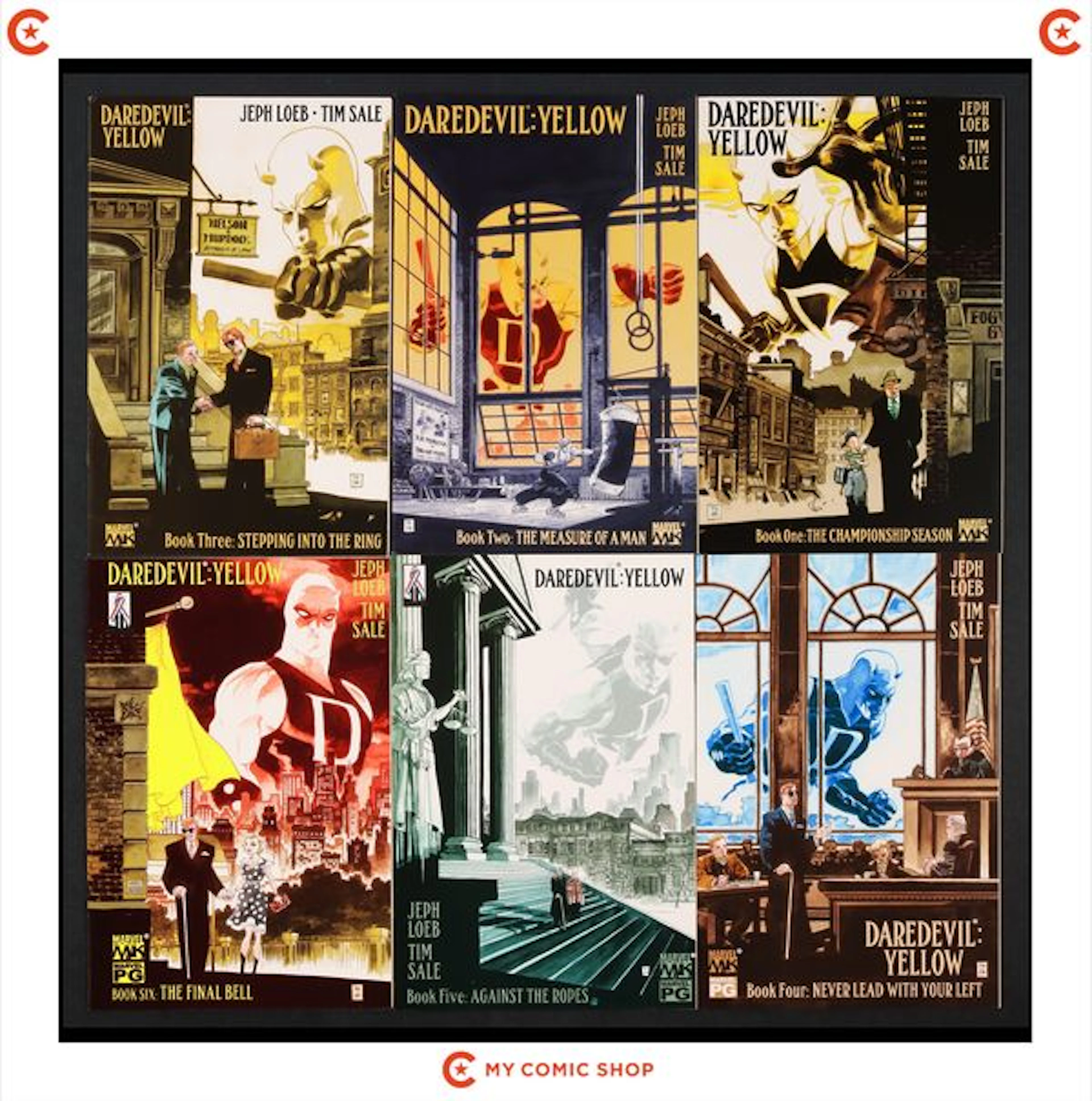 Daredevil Yellow Lot of 6
