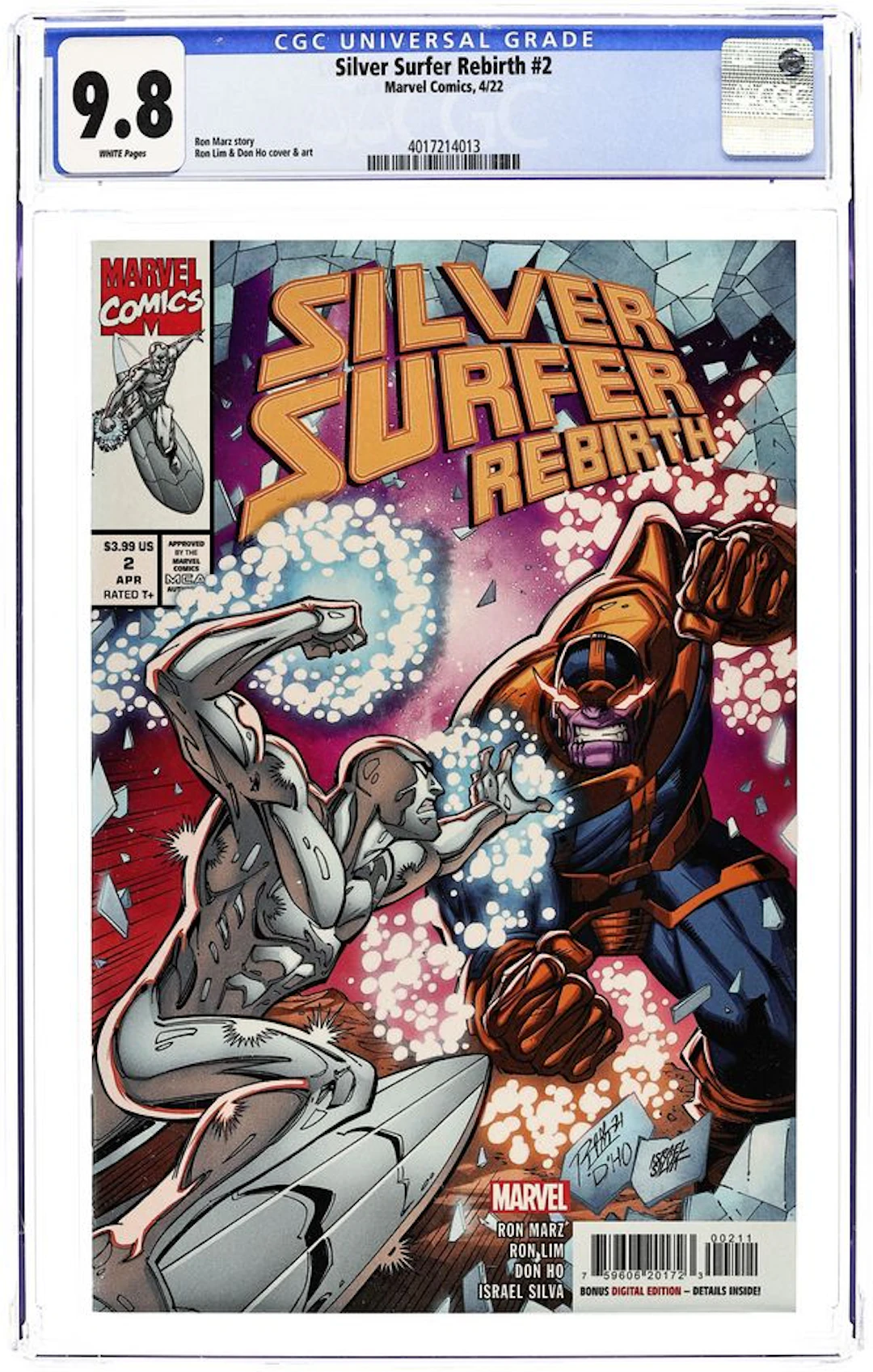 Silver Surfer Rebirth (2022 Marvel) 2A CGC 9.8