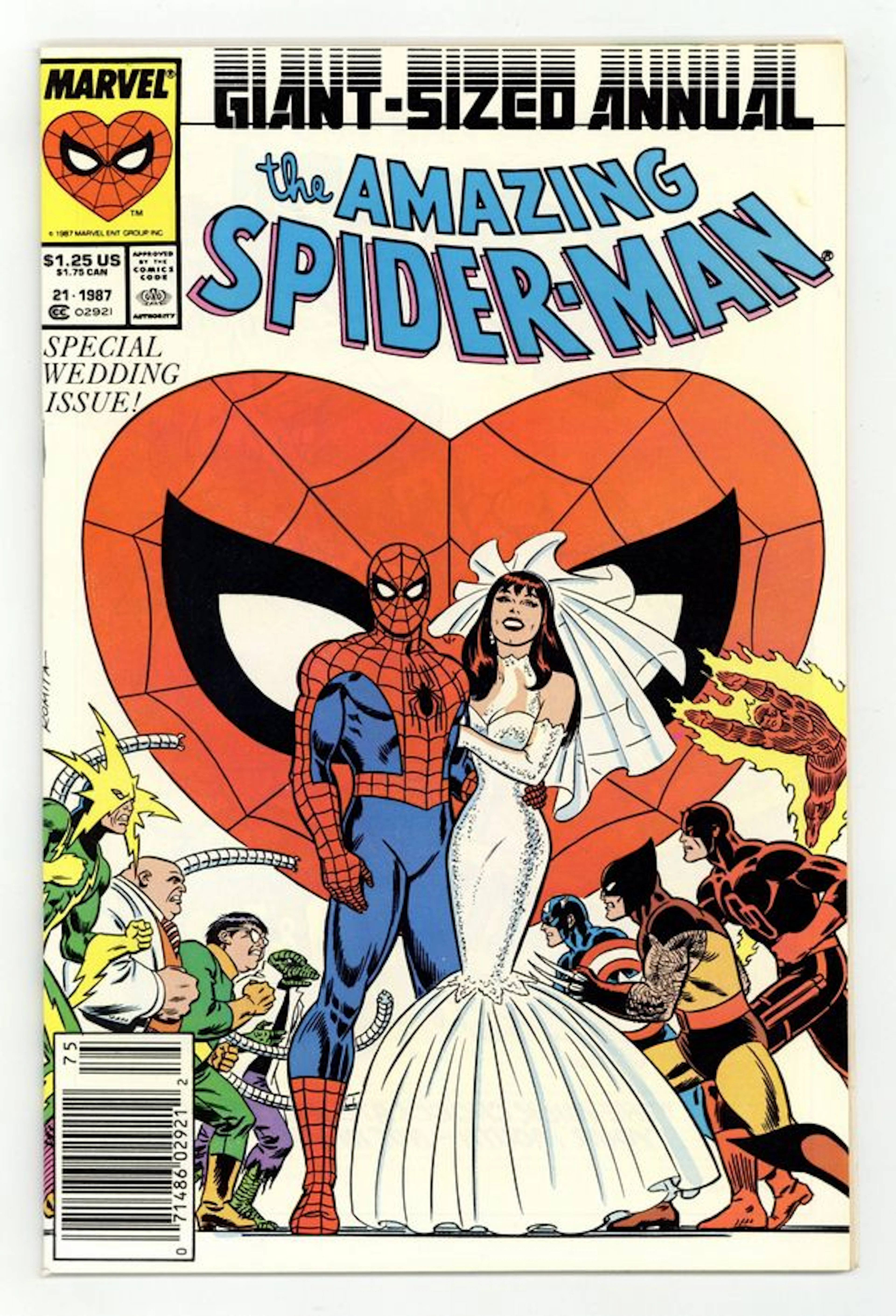 Amazing Spider-Man (1963 1st Series) Annual 21N VF 8.0