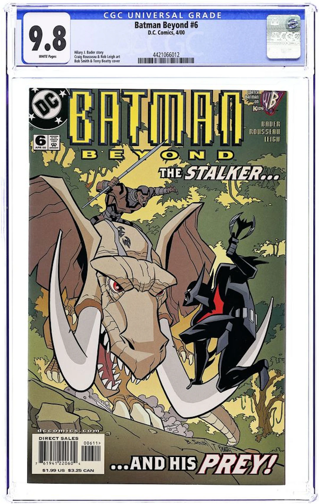 Batman Beyond (1999 2nd Series) 6 CGC 9.8