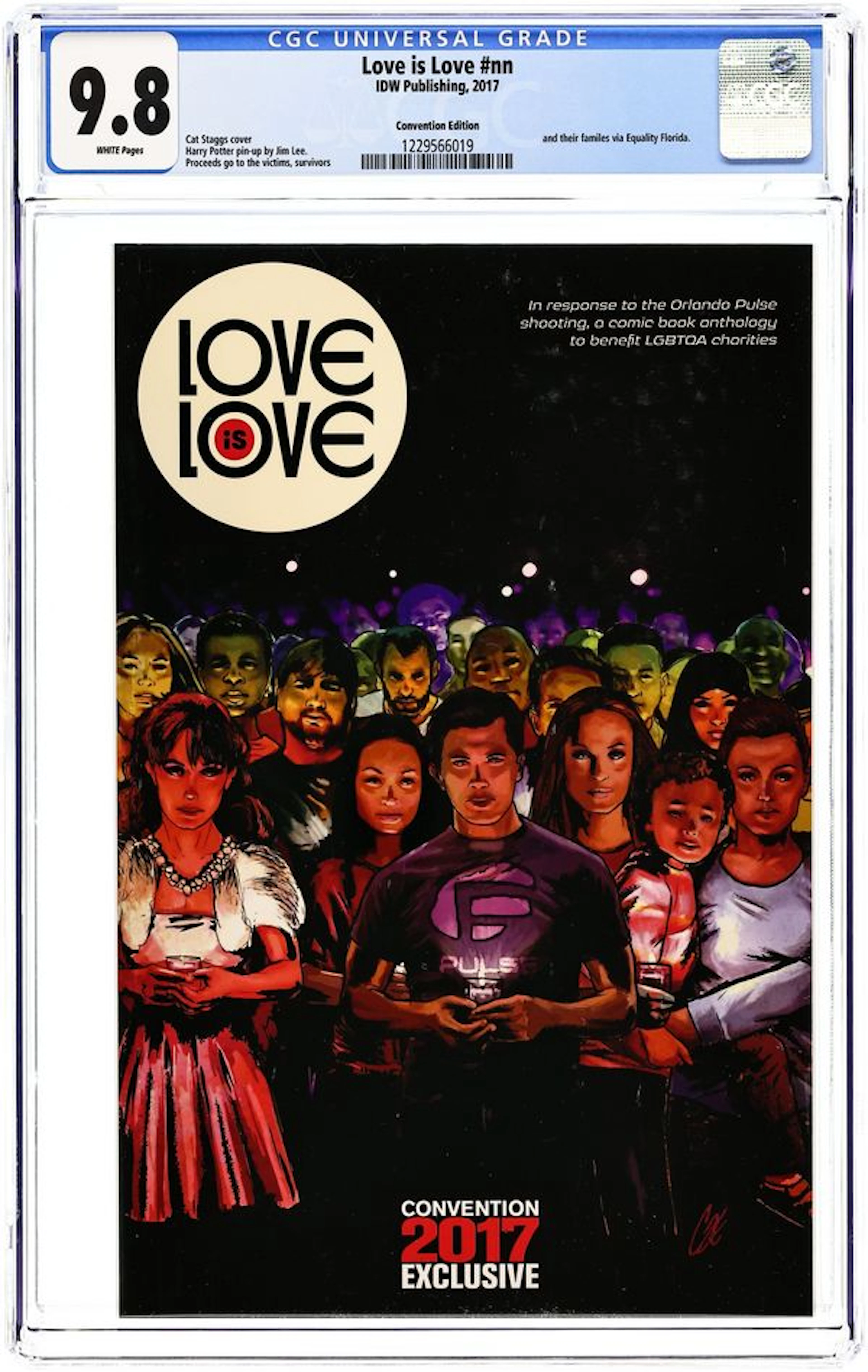 Love Is Love (2016 IDW) 0CON CGC 9.8