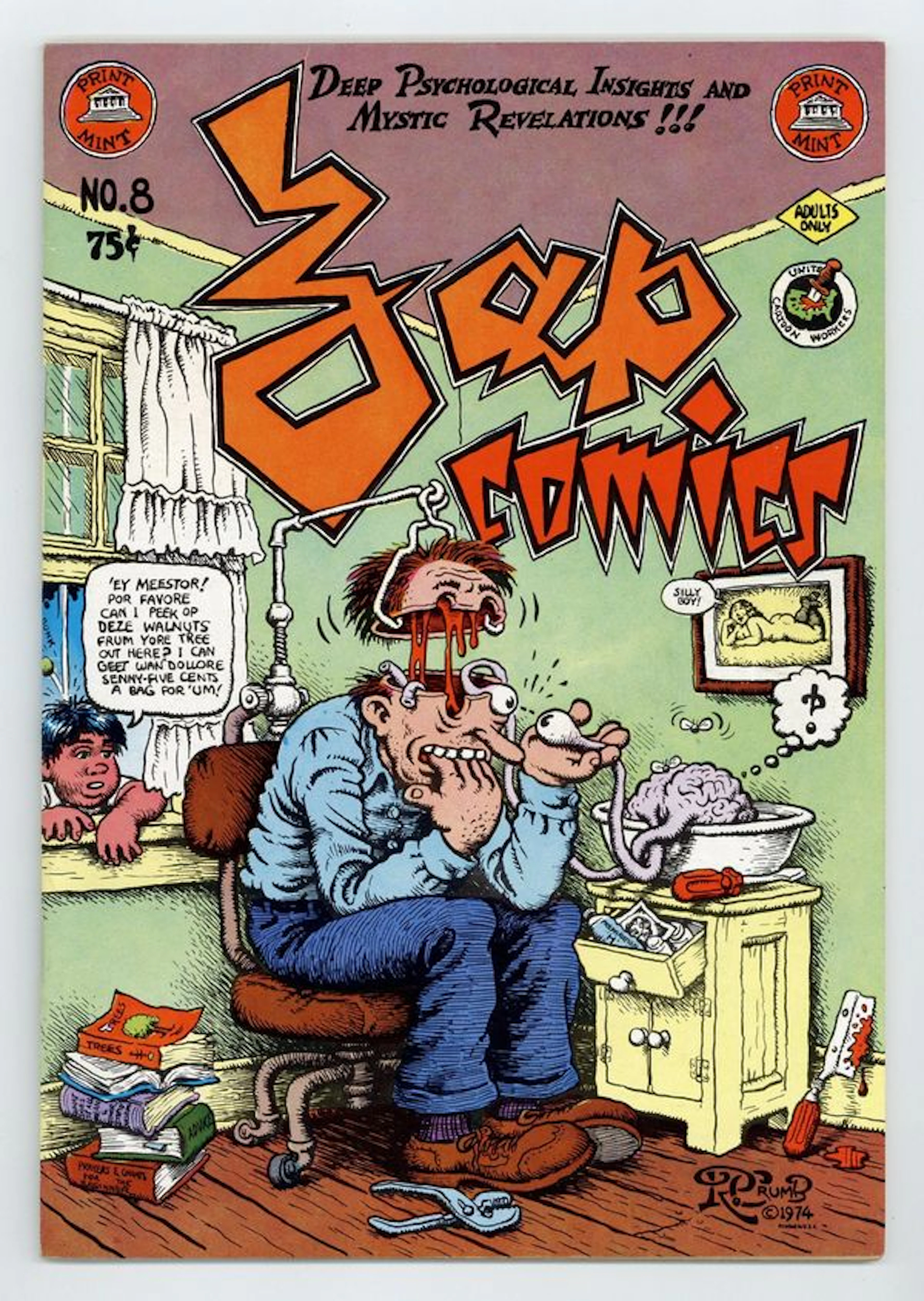 Zap Comix (1968 Apex Novelties) #8, 1st Printing FN+ 6.5