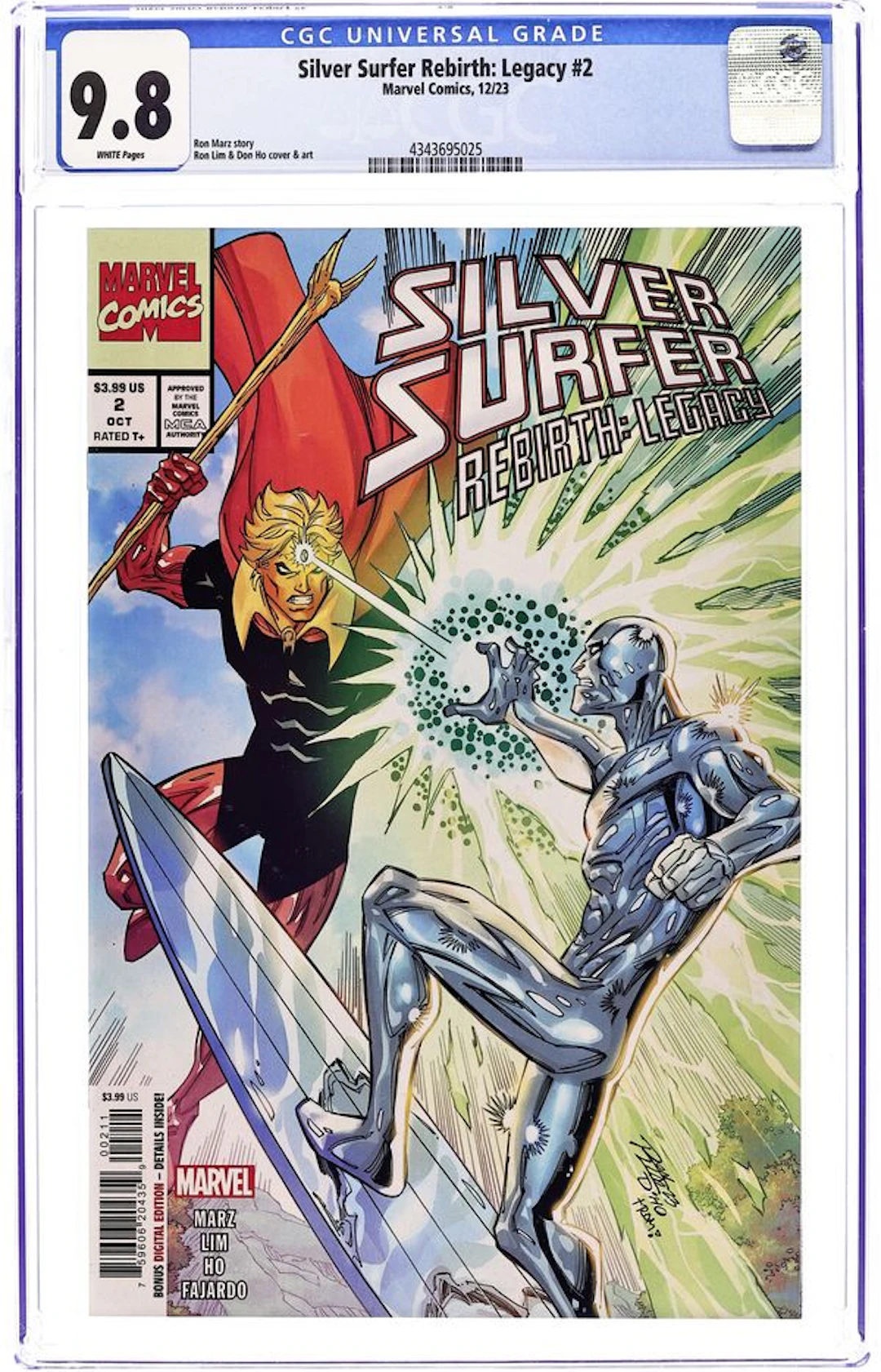 Silver Surfer Rebirth Legacy (2023 Marvel) 2A CGC 9.8