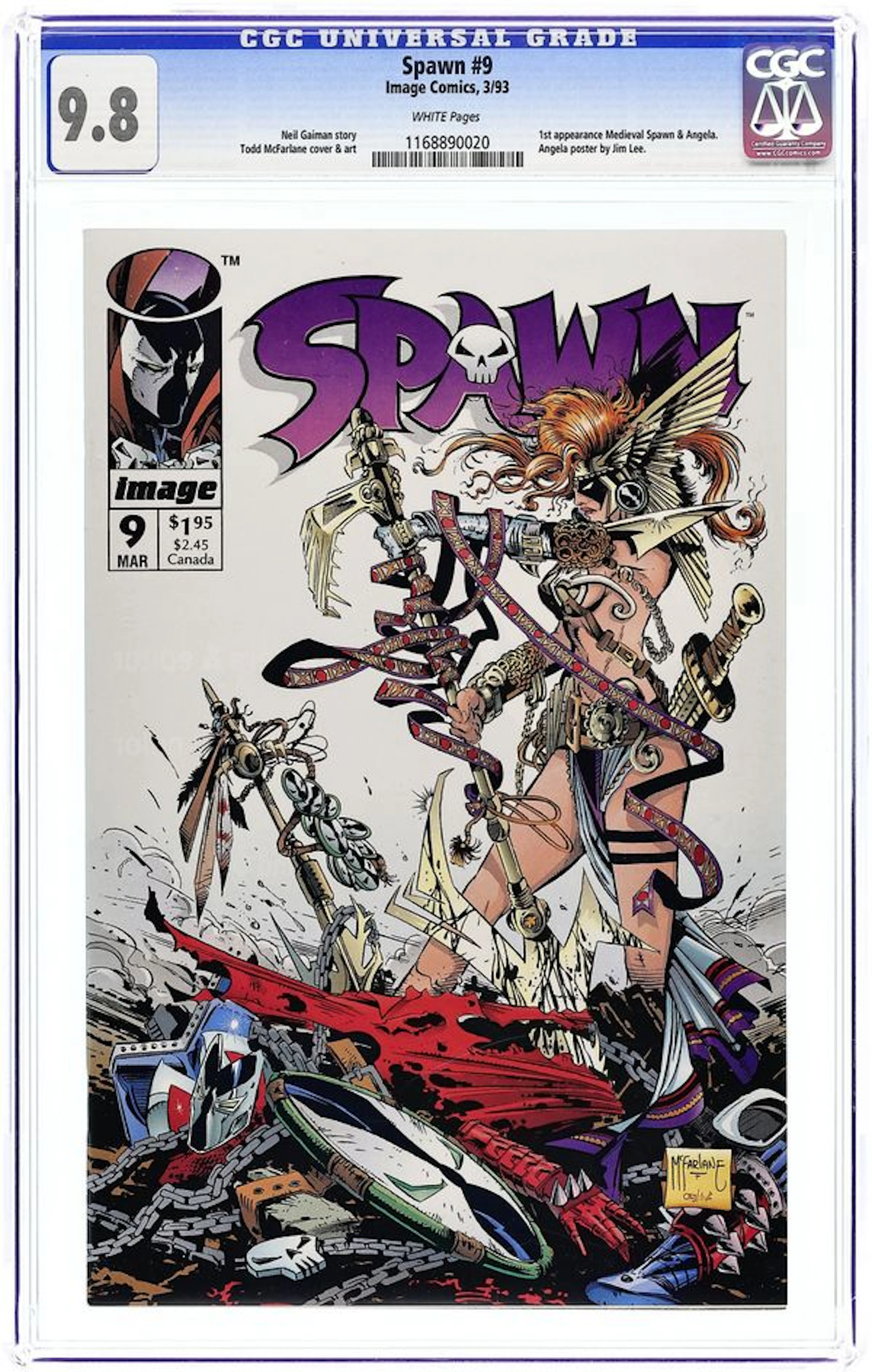 Spawn (1992 Image) 9D CGC 9.8