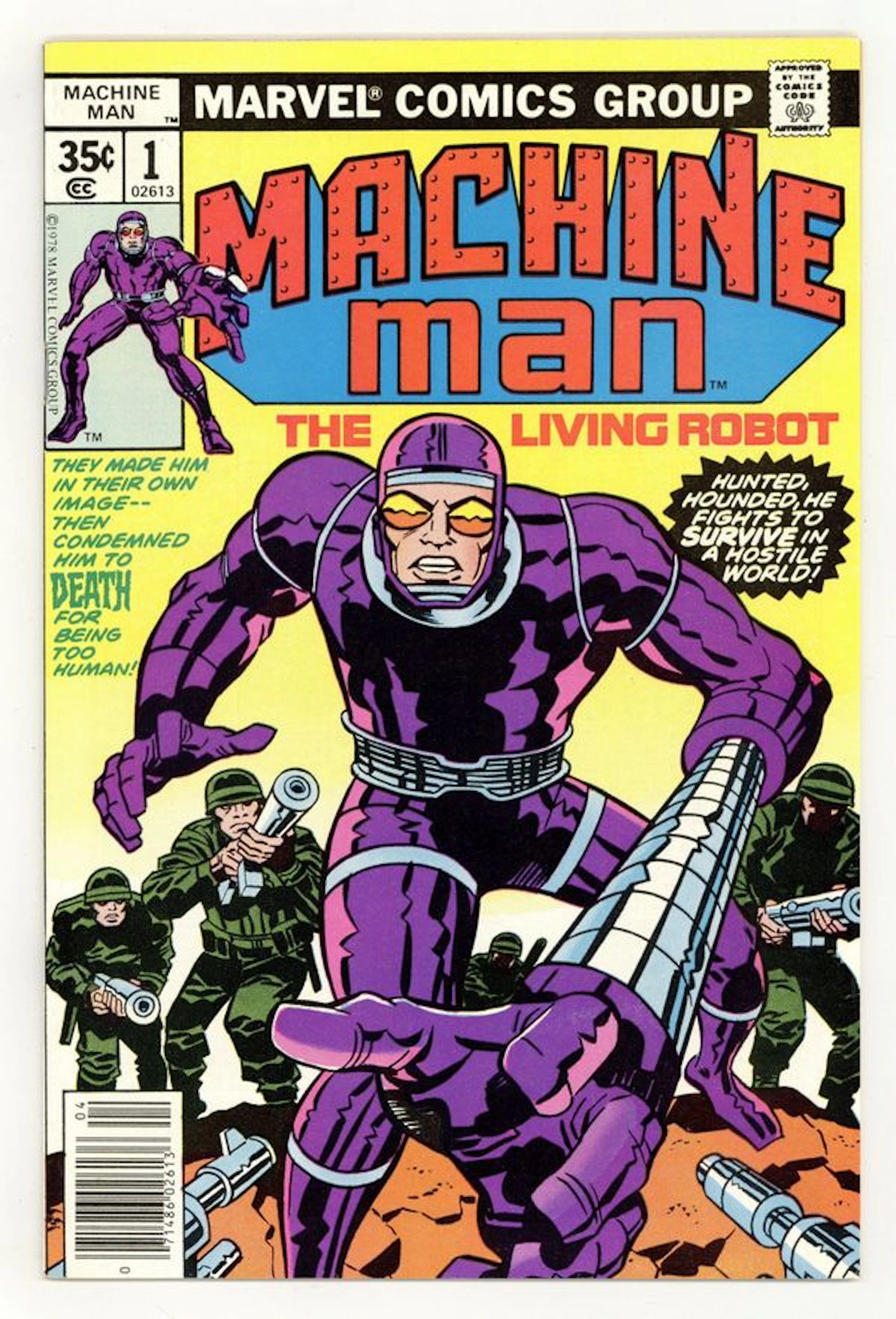 Machine Man (1978 1st Series) 1 VF+ 8.5