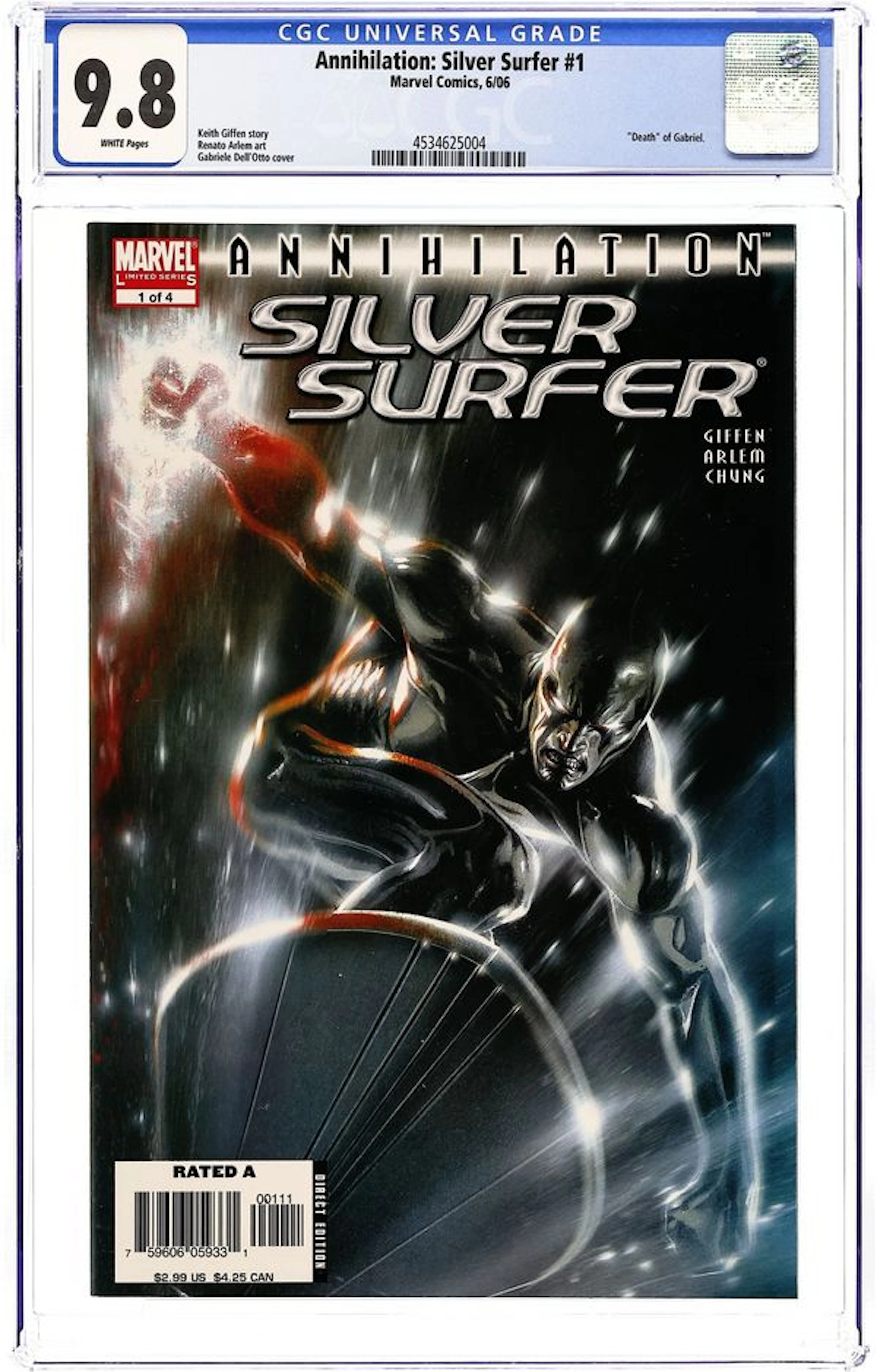 Annihilation Silver Surfer (2006) 1 CGC 9.8