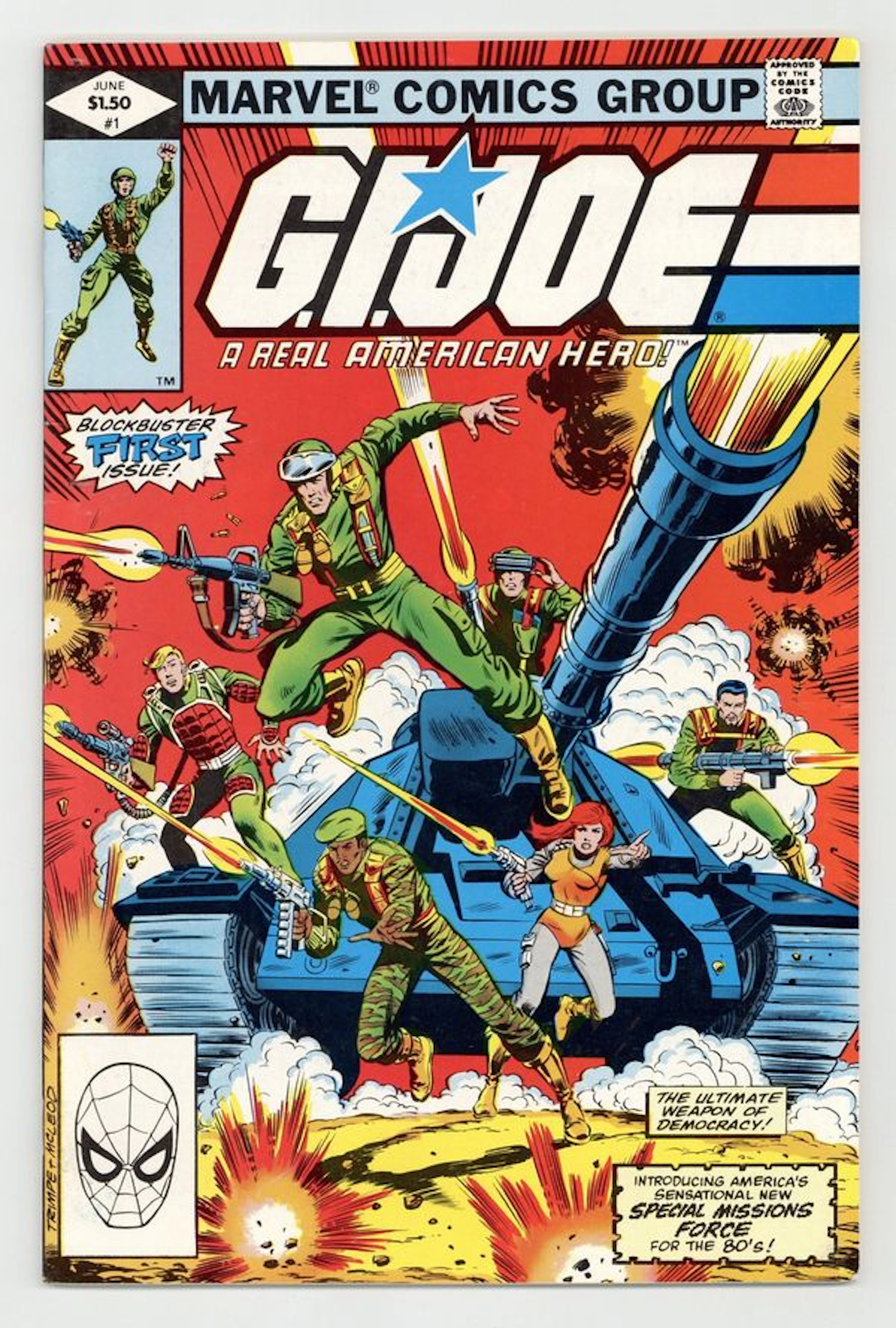 GI Joe A Real American Hero (1982 Marvel) 1D VG/FN 5.0
