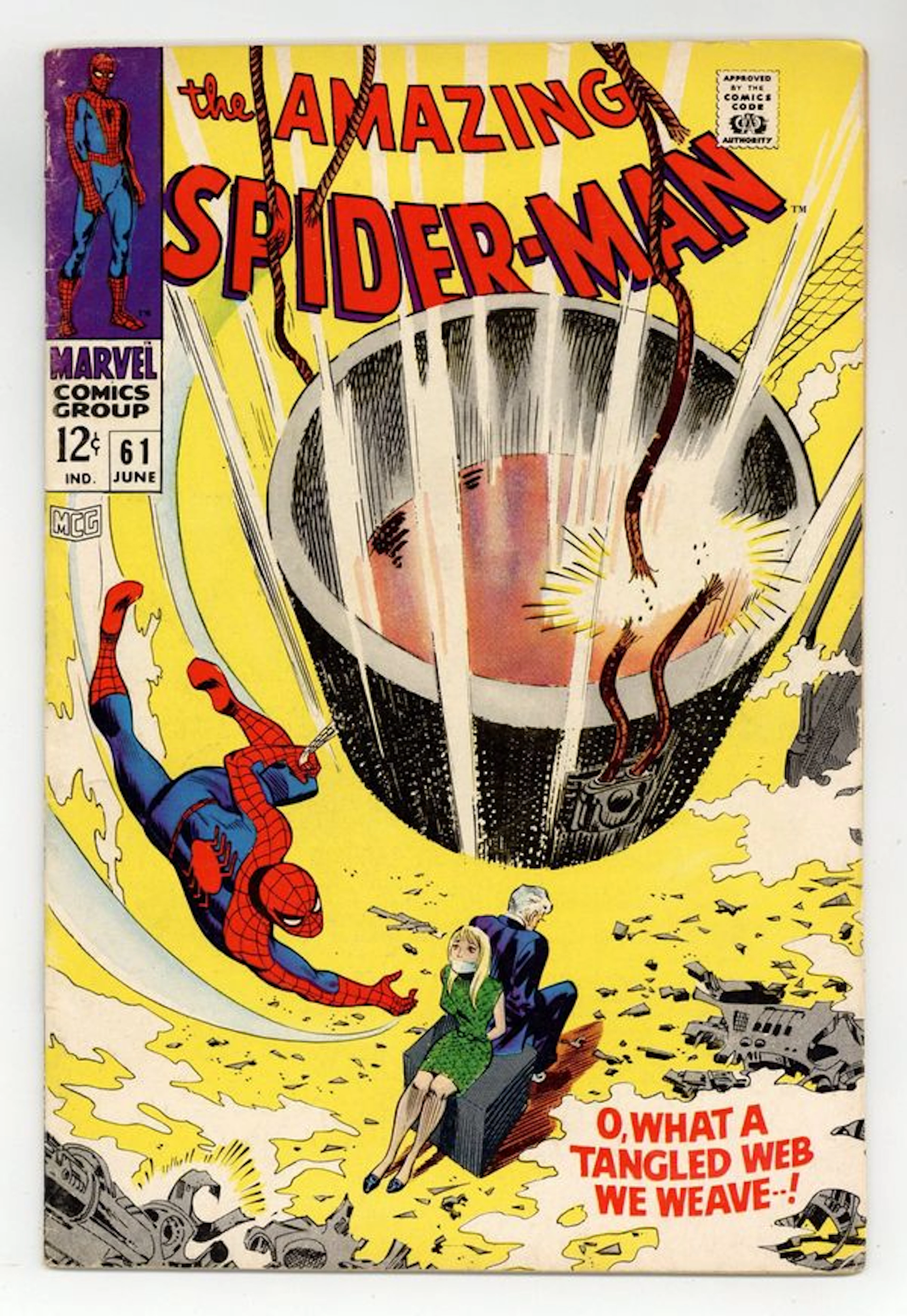 Amazing Spider-Man (1963 1st Series) 61 VG+ 4.5