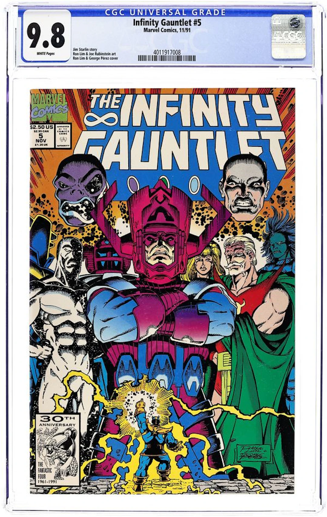 Infinity Gauntlet (1991) 5 CGC 9.8