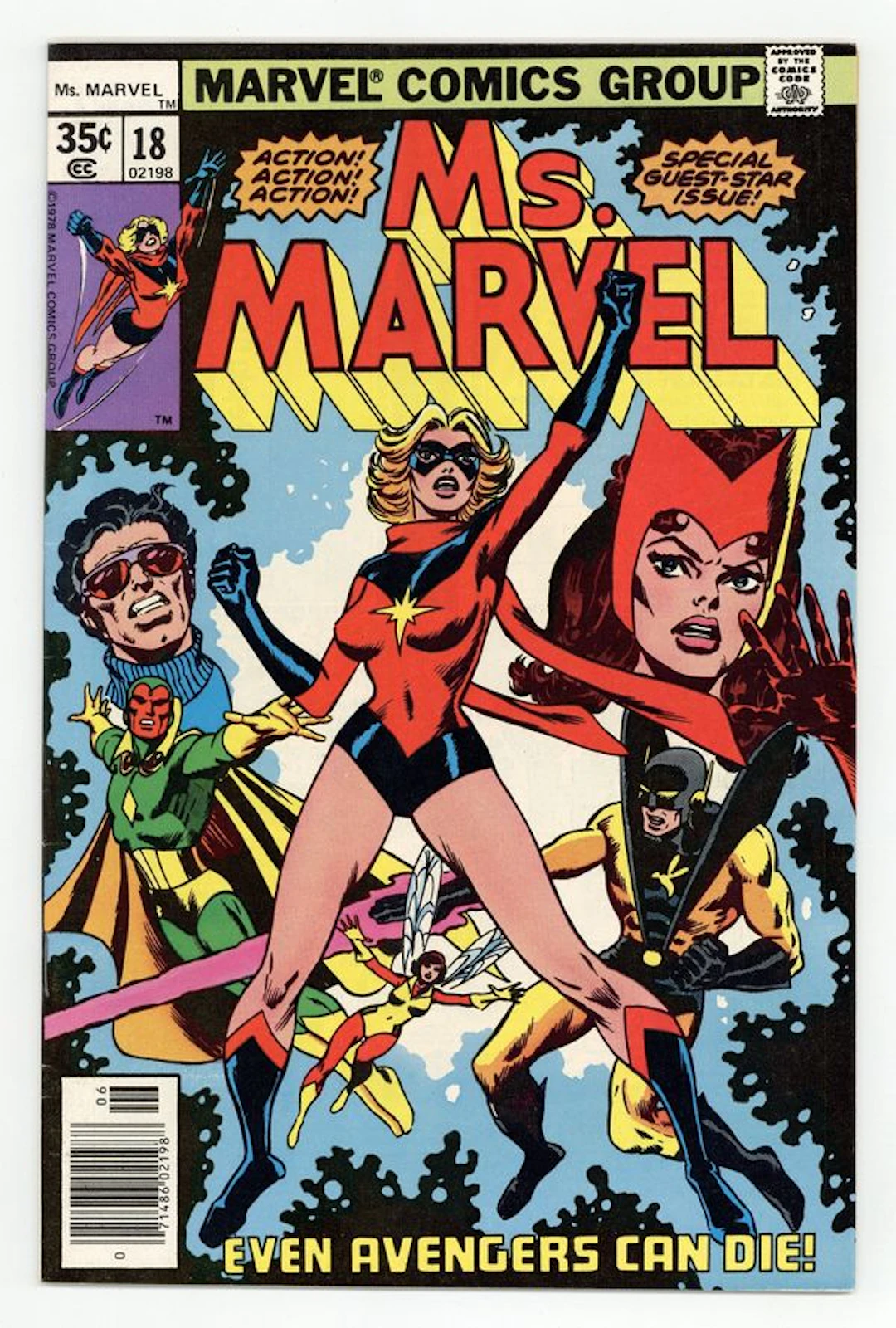 Ms. Marvel (1977 1st Series) 18 VF- 7.5
