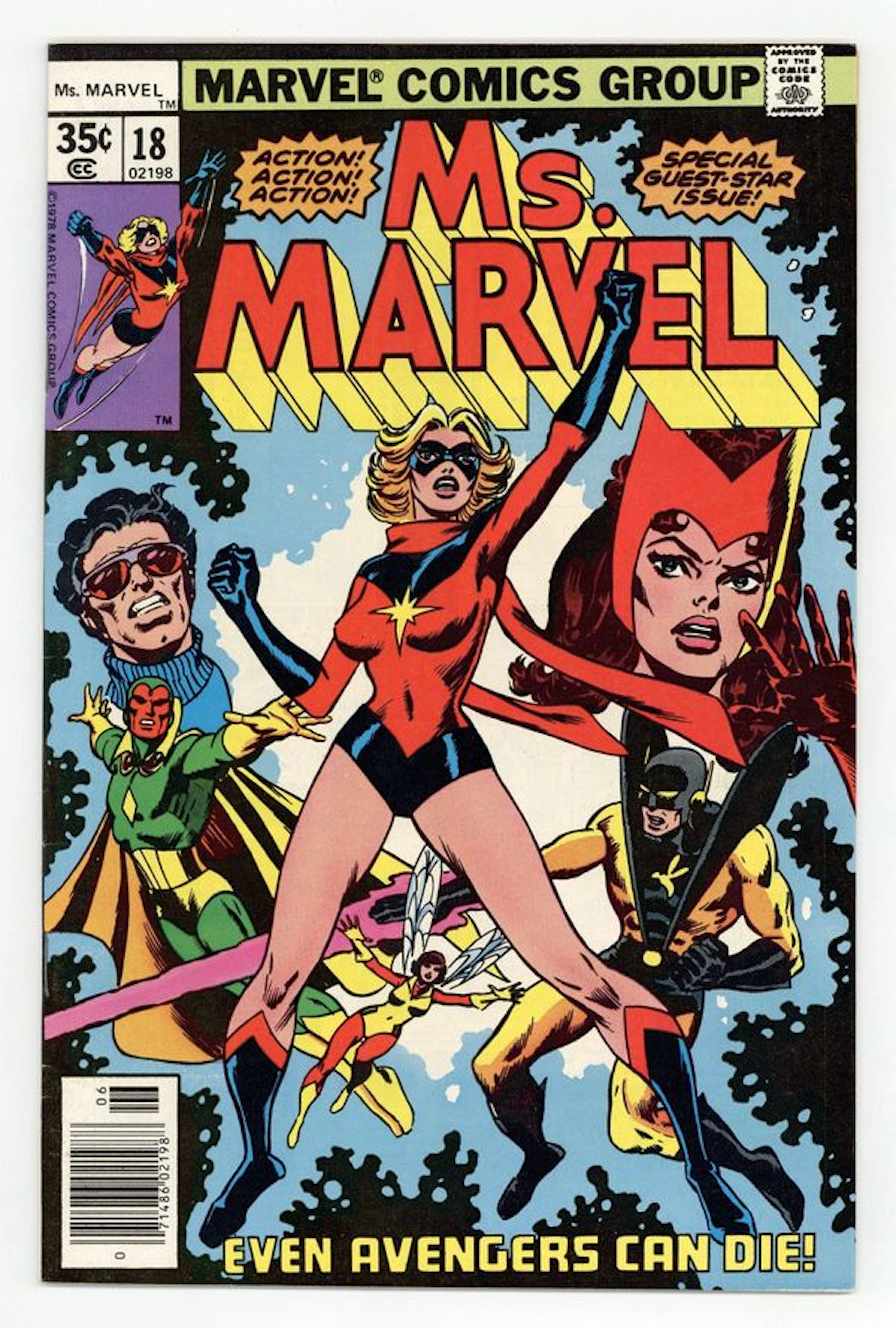 Ms. Marvel (1977 1st Series) 18 VF- 7.5