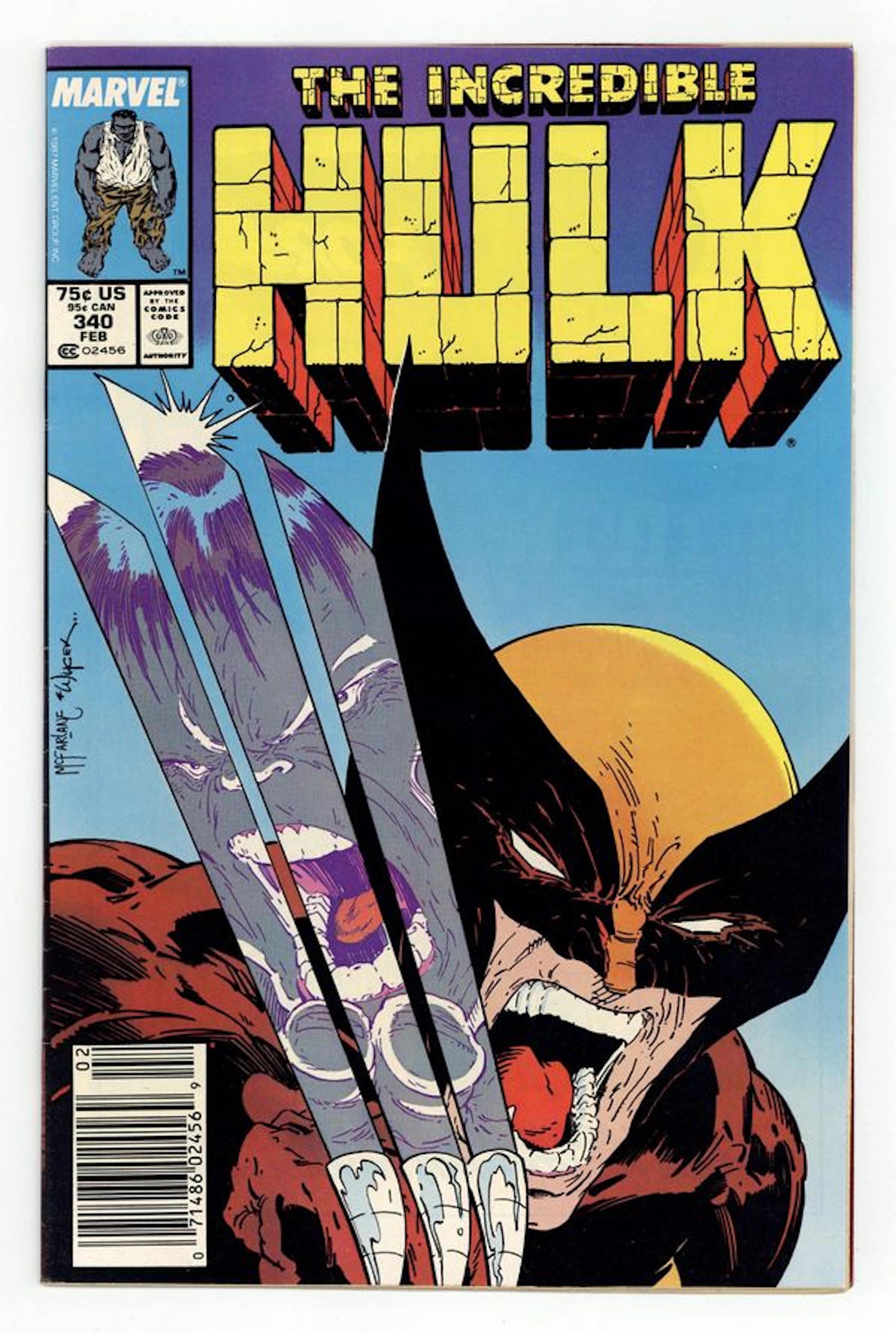 Incredible Hulk (1962 Marvel 1st Series) 340N FN/VF 7.0