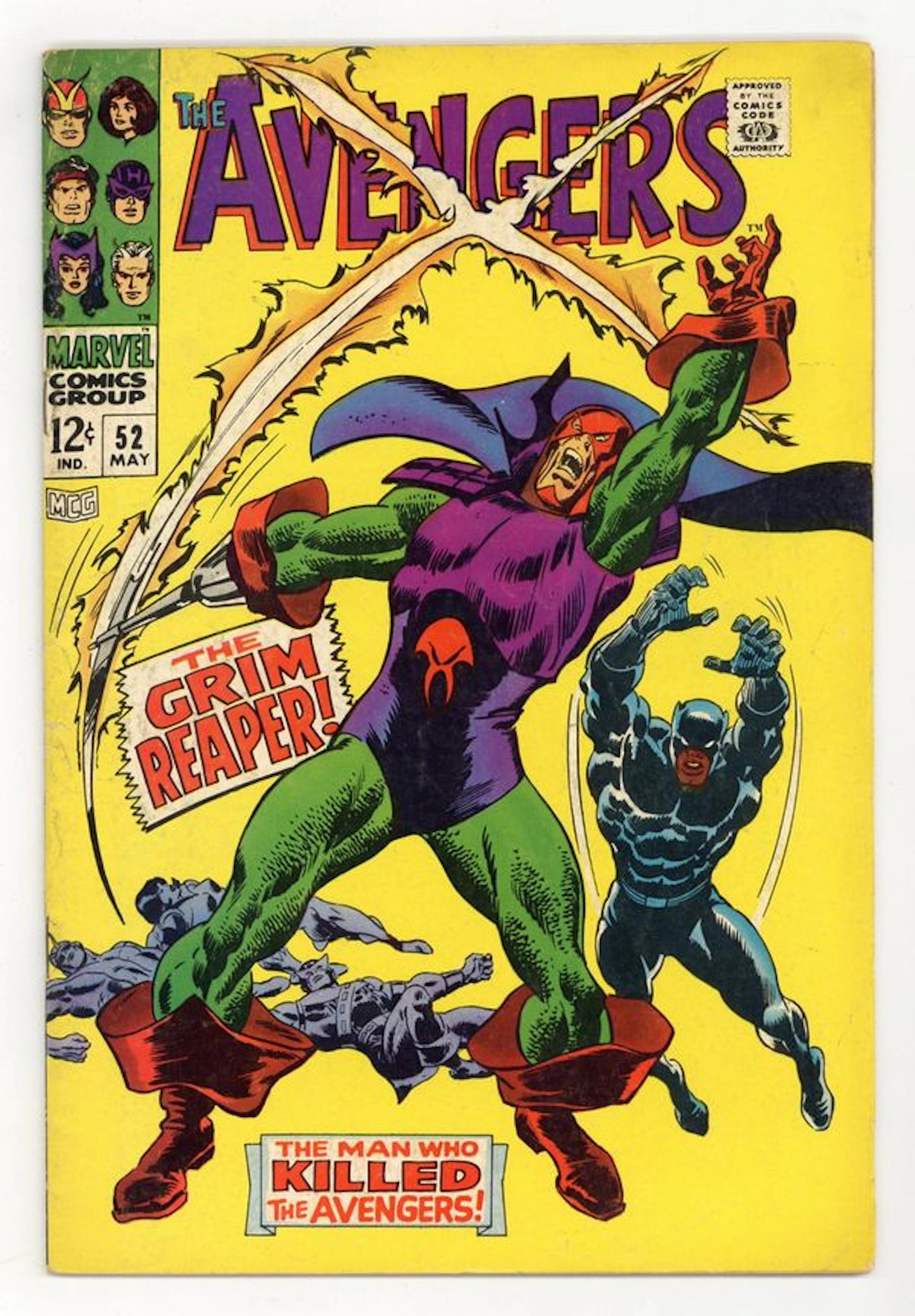 Avengers (1963 1st Series) 52 VG- 3.5