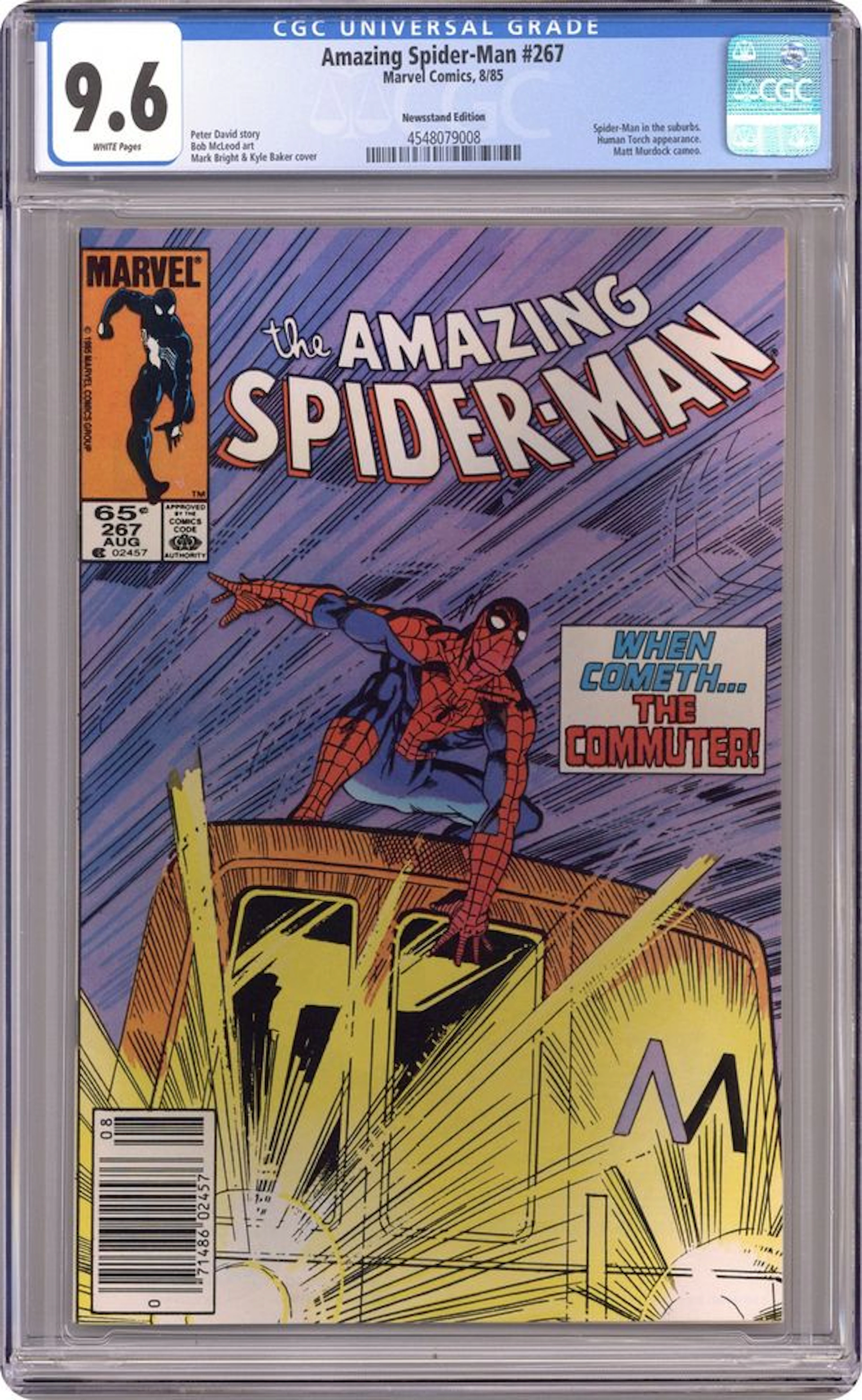 Amazing Spider-Man (1963 1st Series) 267N CGC 9.6