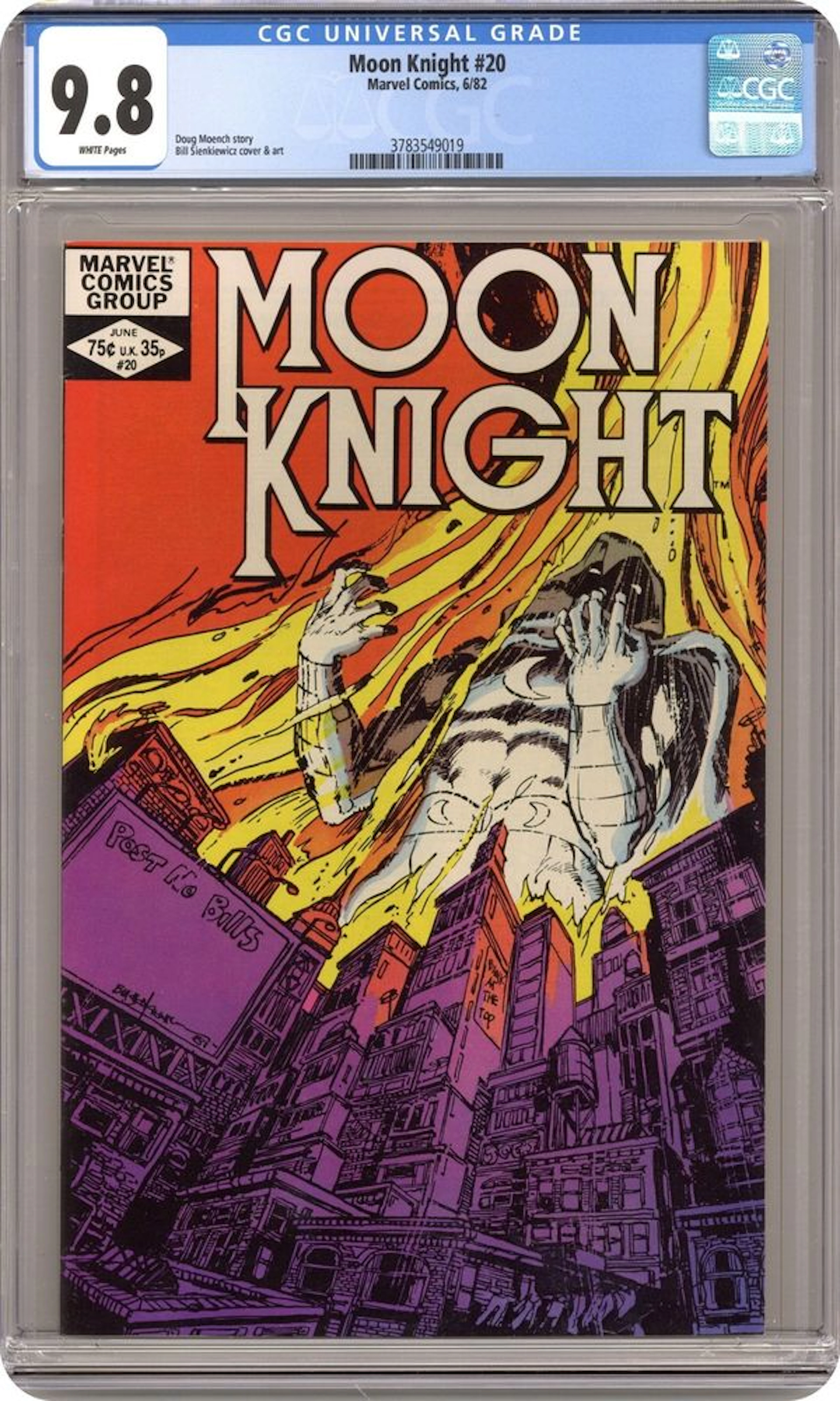 Moon Knight (1980 1st Series) 20 CGC 9.8