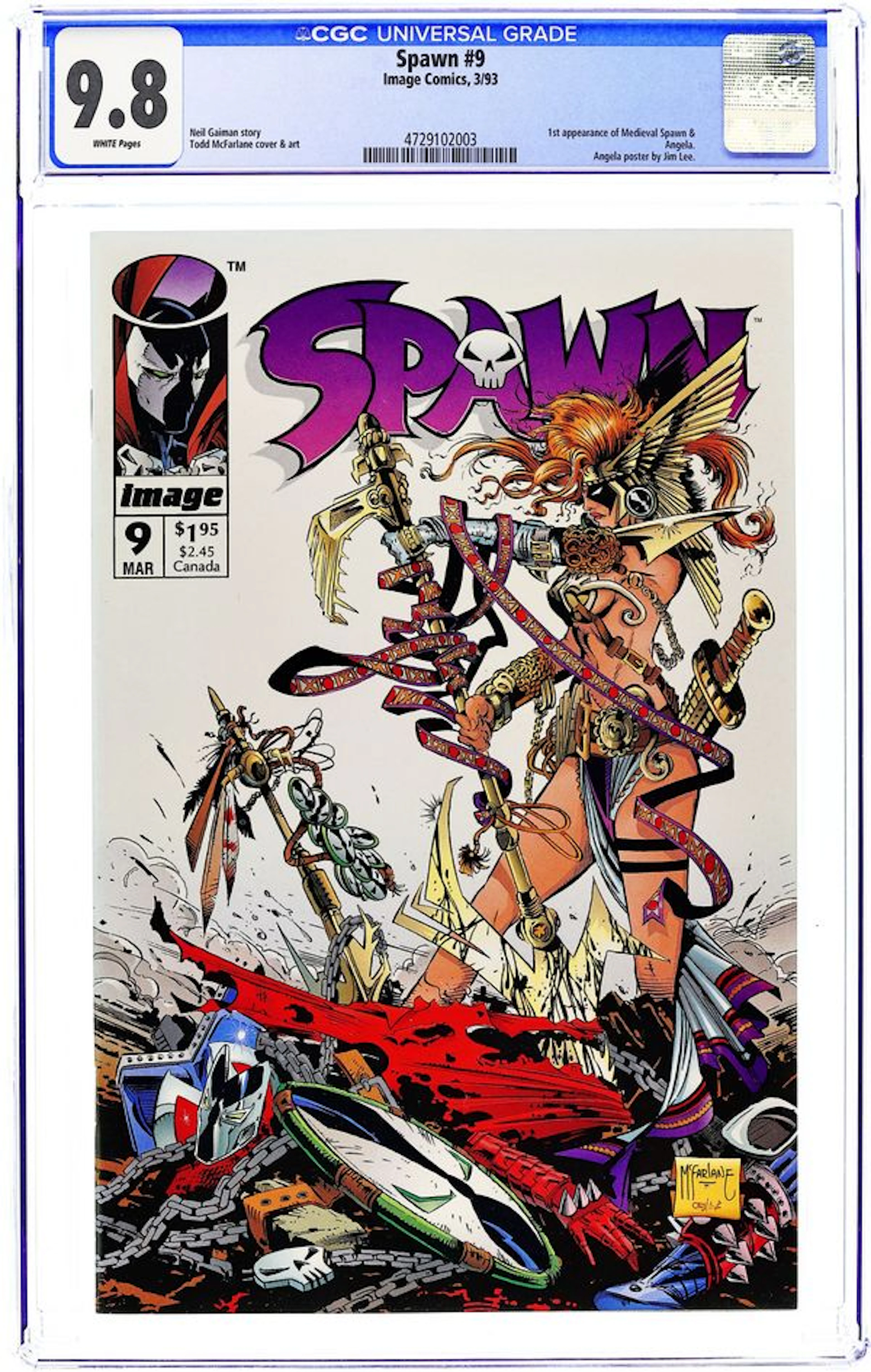 Spawn (1992 Image) 9D CGC 9.8
