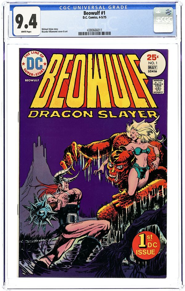 Beowulf (1975 DC) 1 CGC 9.4