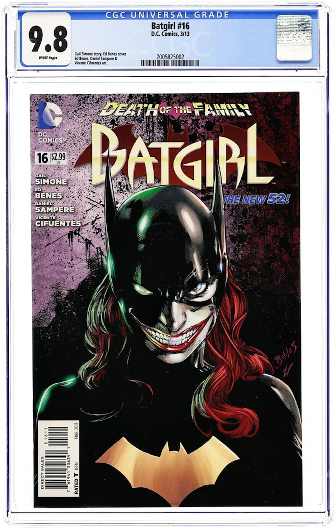 Batgirl (2011 4th Series) 16 CGC 9.8