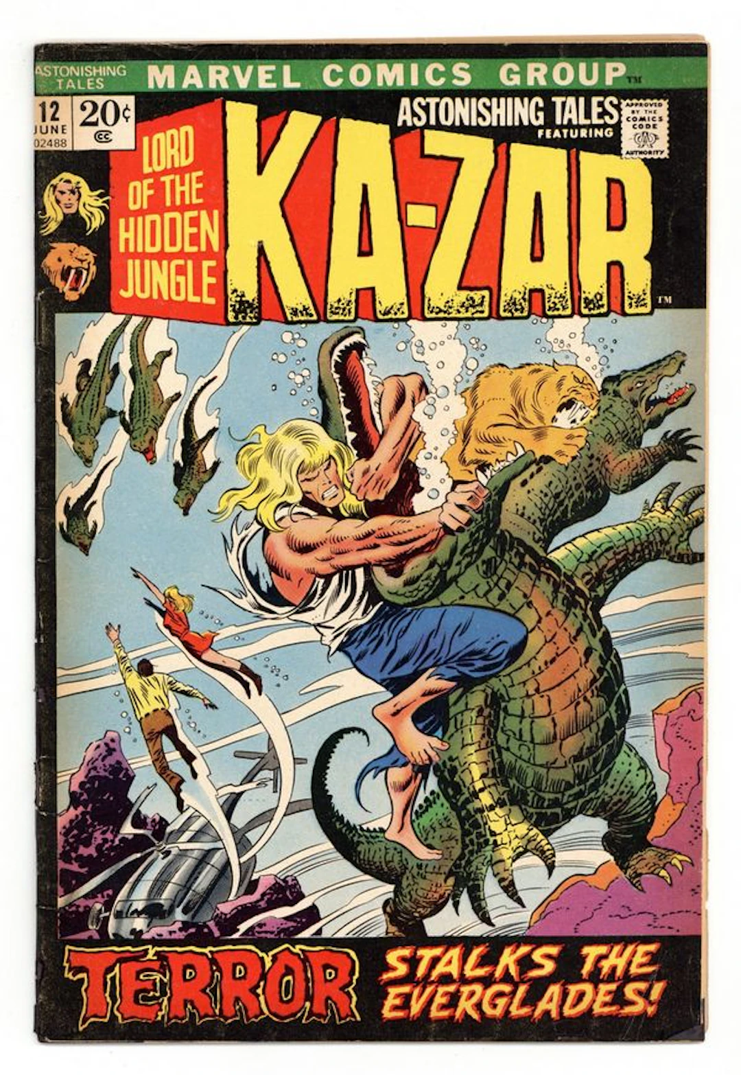 Astonishing Tales (1970) 12 GD+ 2.5 (R)