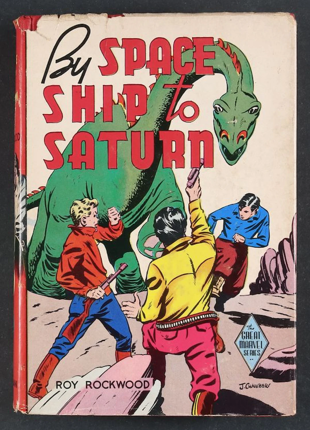 By Space Ship to Saturn HC (1935 Whitman) VG+ 4.5