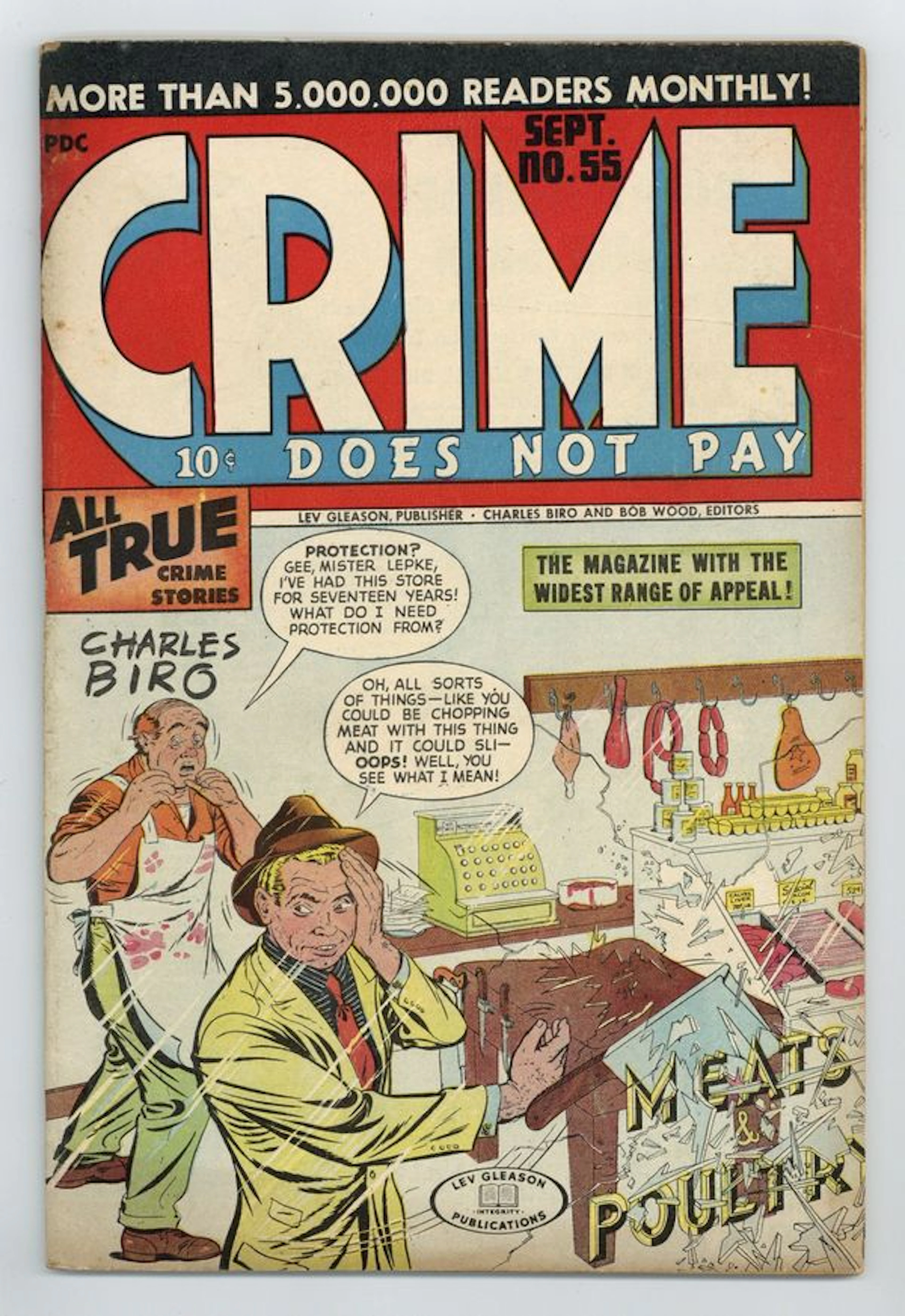 Crime Does Not Pay (1942-1955 Lev Gleason) 55 GD/VG 3.0