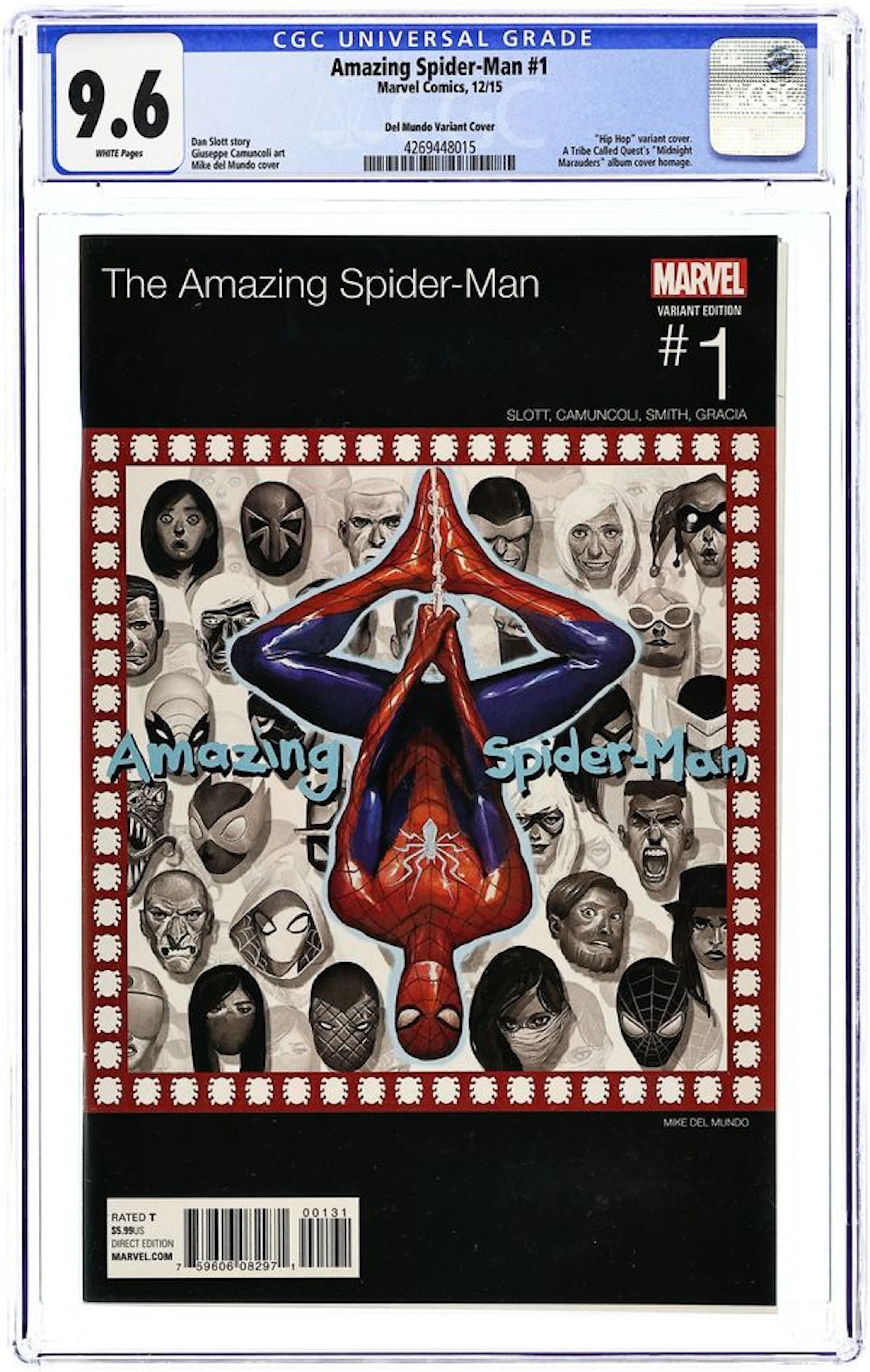 Amazing Spider-Man (2015 4th Series) 1K CGC 9.6