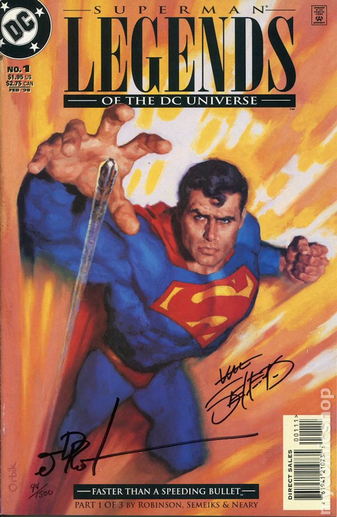 Legends of the DC Universe (1998) 1DFSIGNED VF+ 8.5