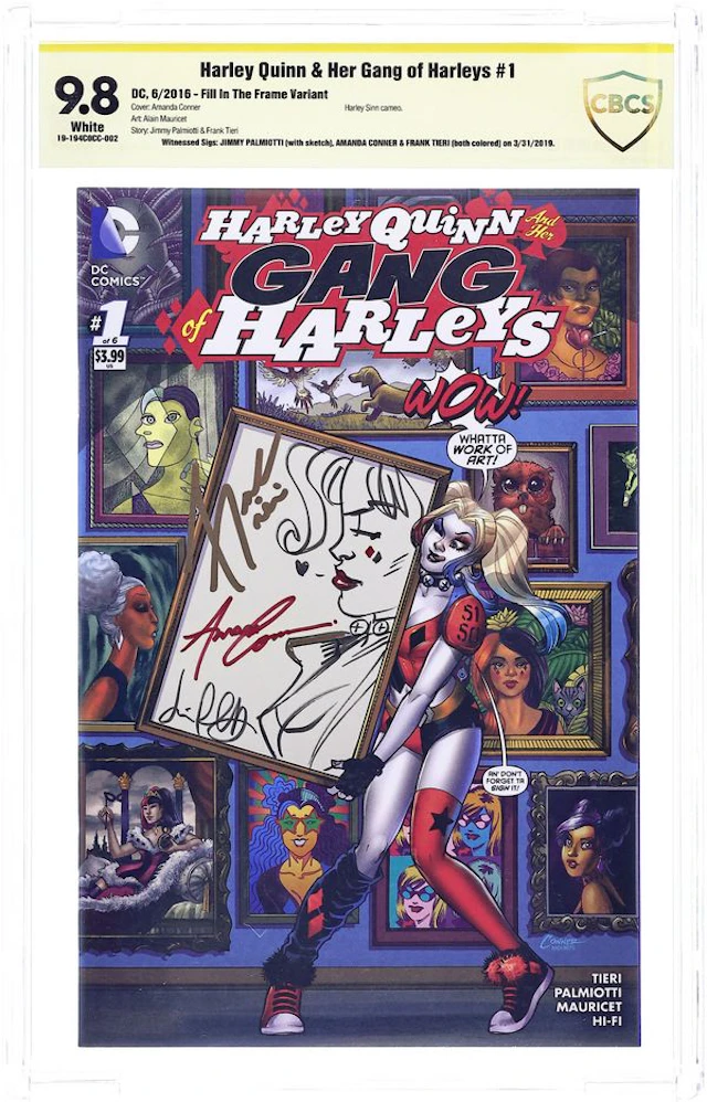 Harley Quinn and Her Gang of Harleys (2016) 1B CBCS 9.8 Witnessed