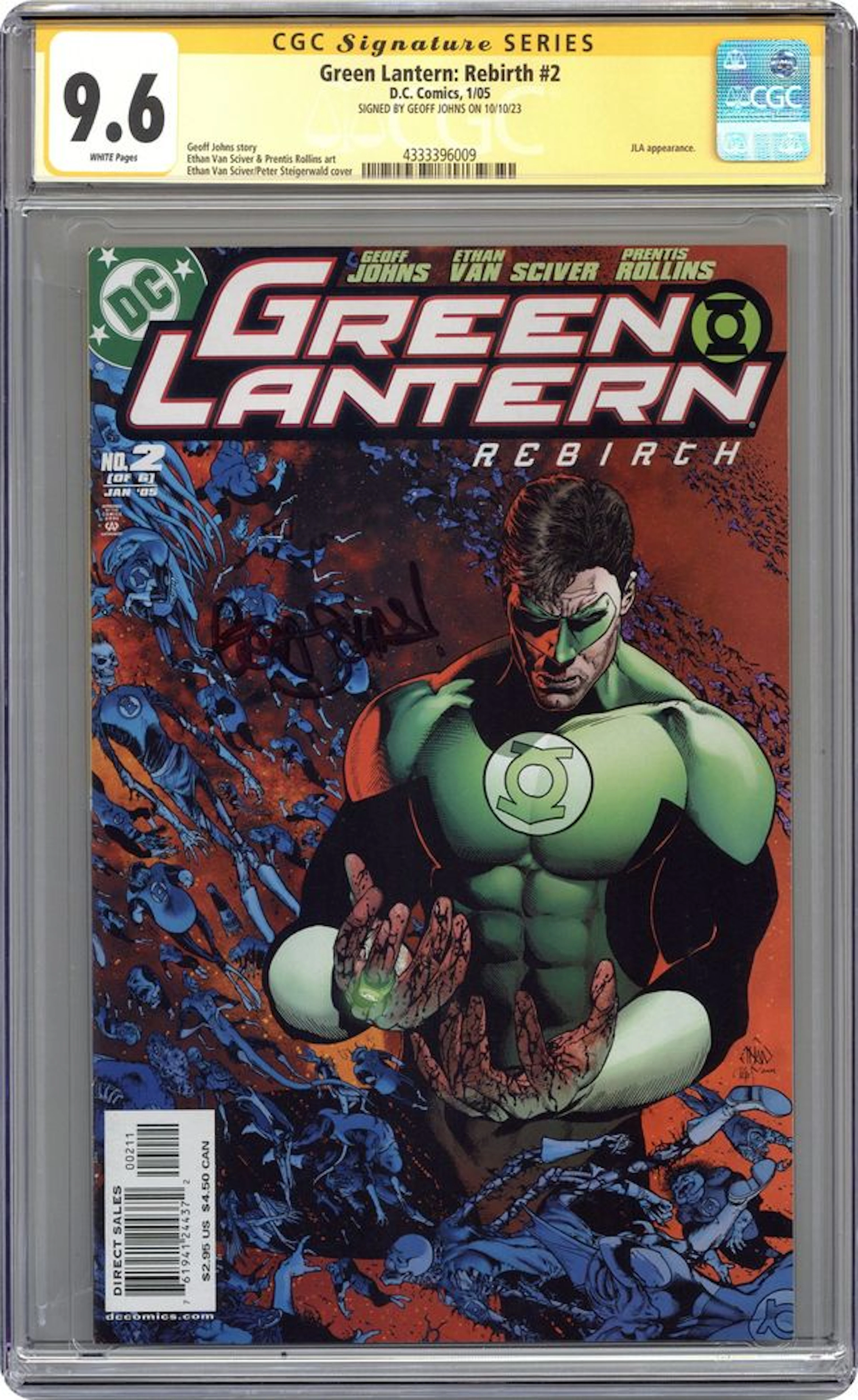 Green Lantern Rebirth (2004) 2A CGC 9.6 SS Johns