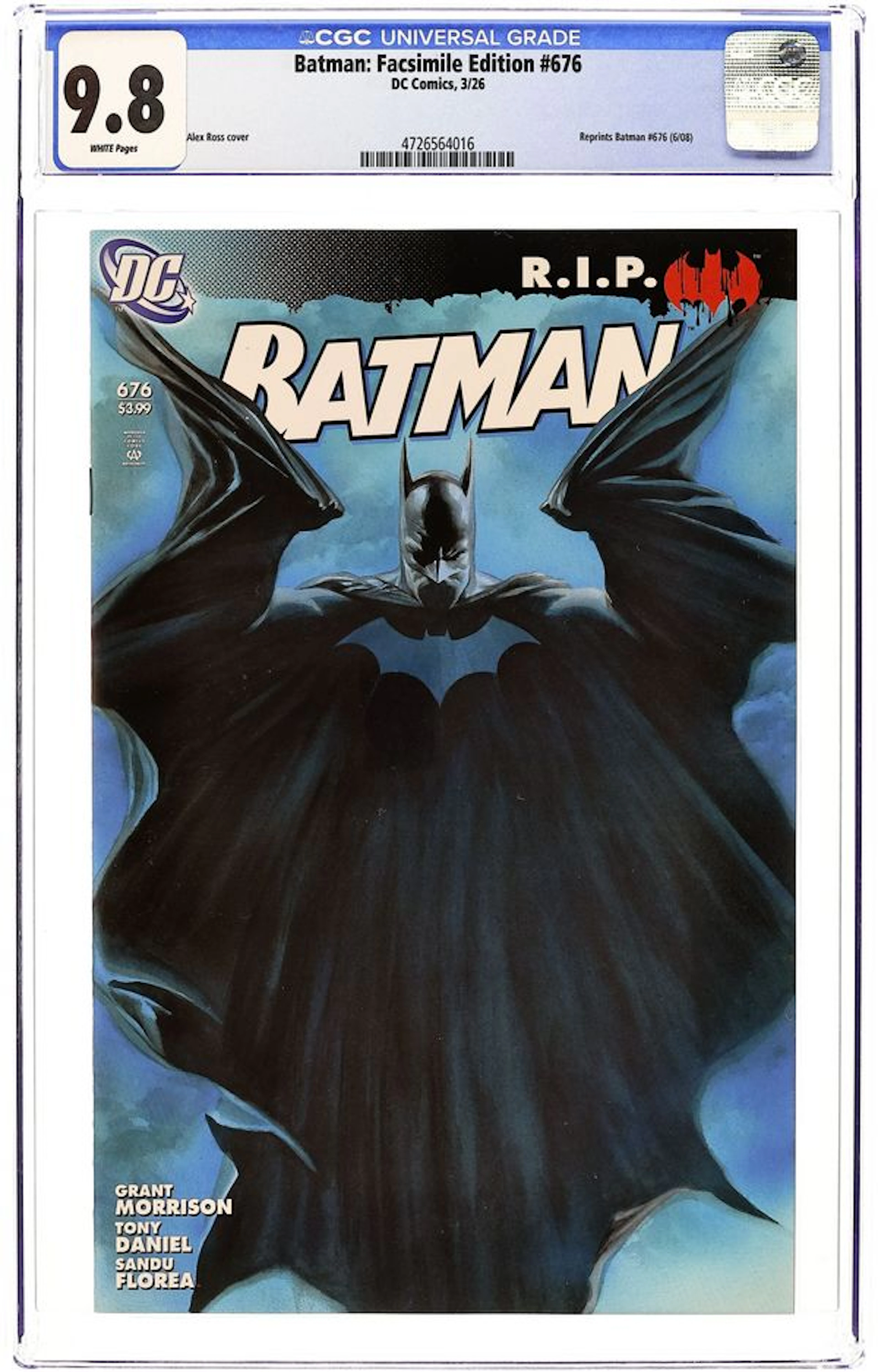 Batman (1940) Facsimile Edition 676A CGC 9.8