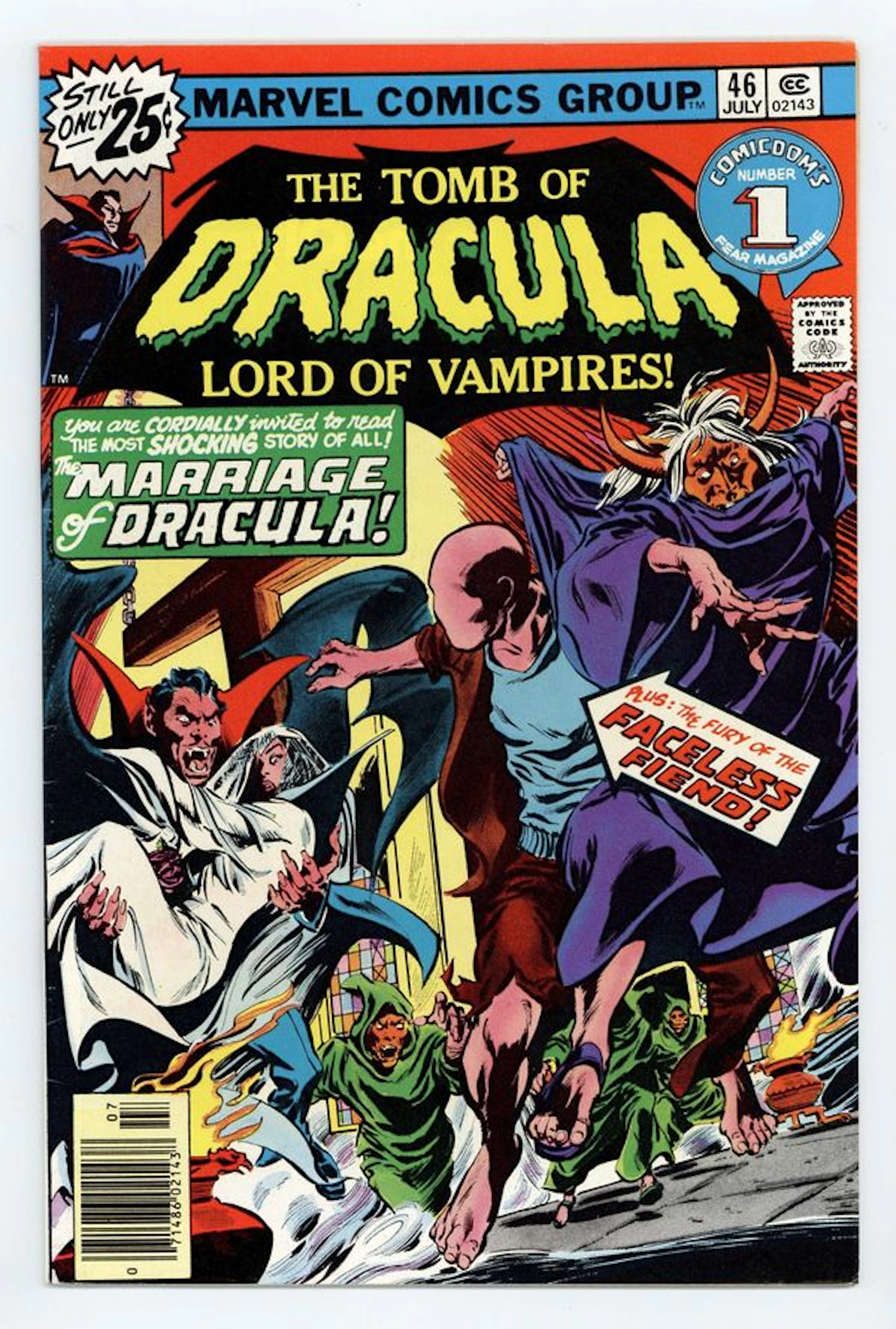 Tomb of Dracula (1972 1st Series) 46 VF- 7.5