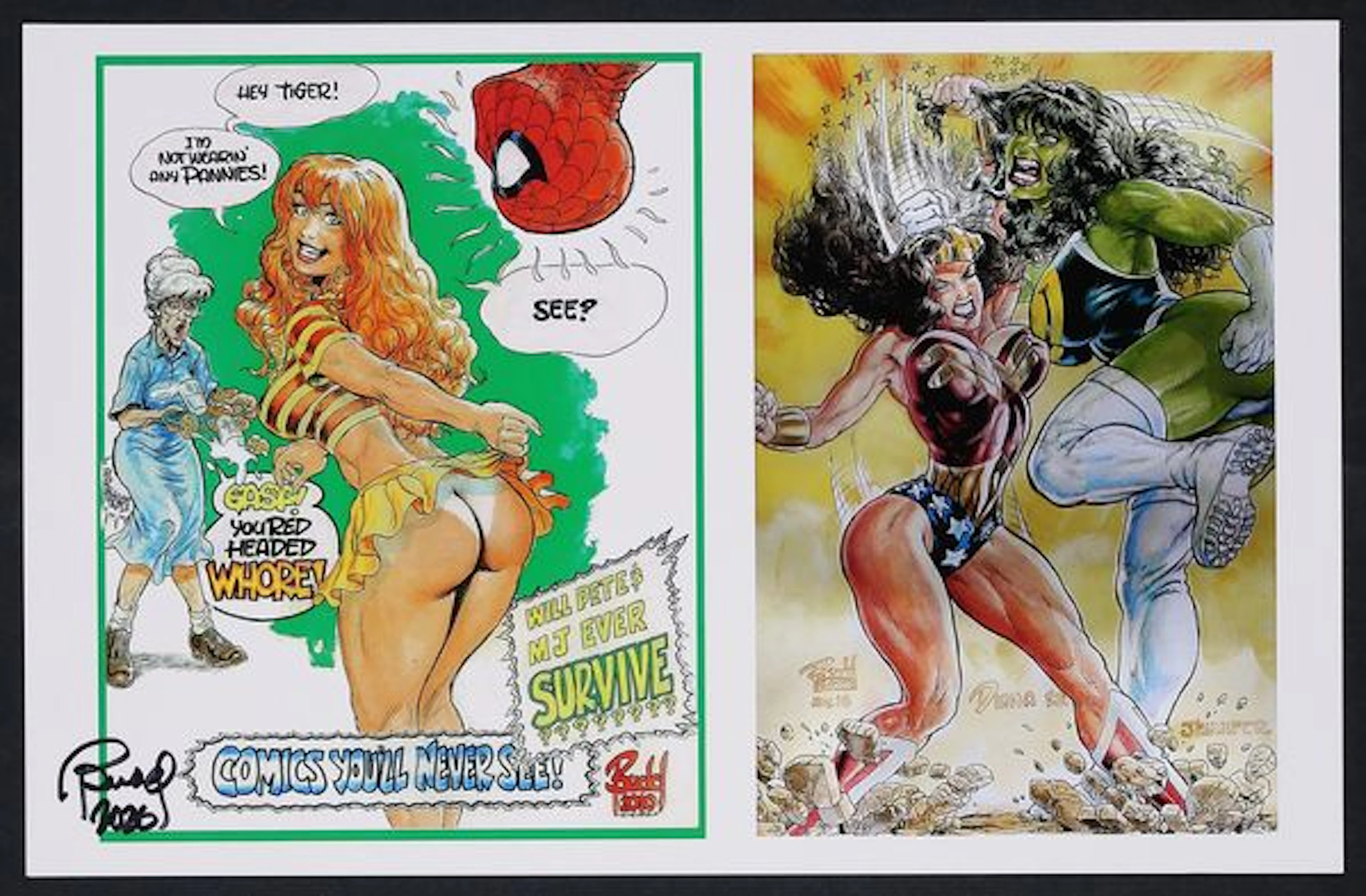 Two-For-One Print by Budd Root