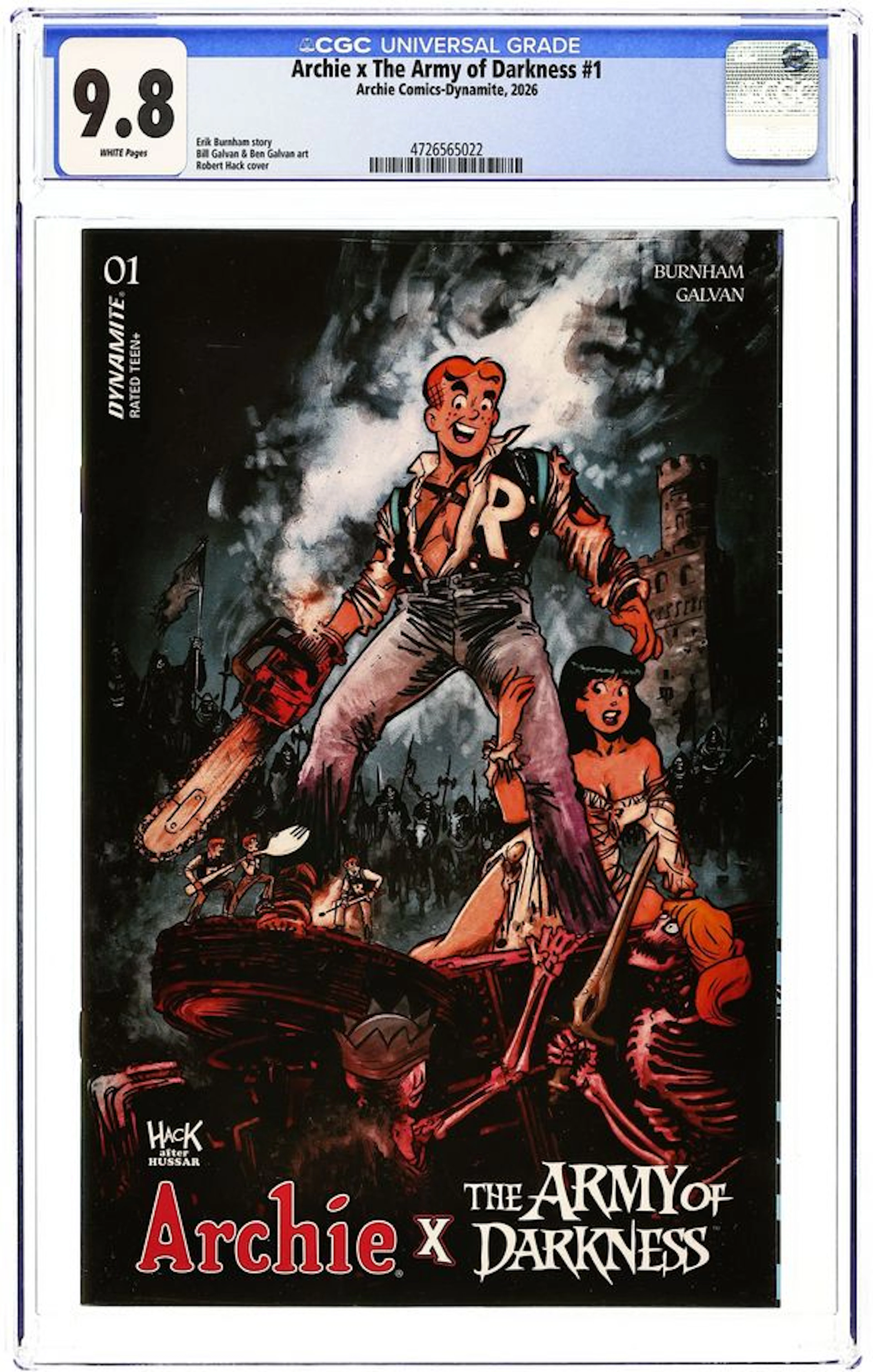 Archie X the Army of Darkness (2026 Dynamite) 1A CGC 9.8
