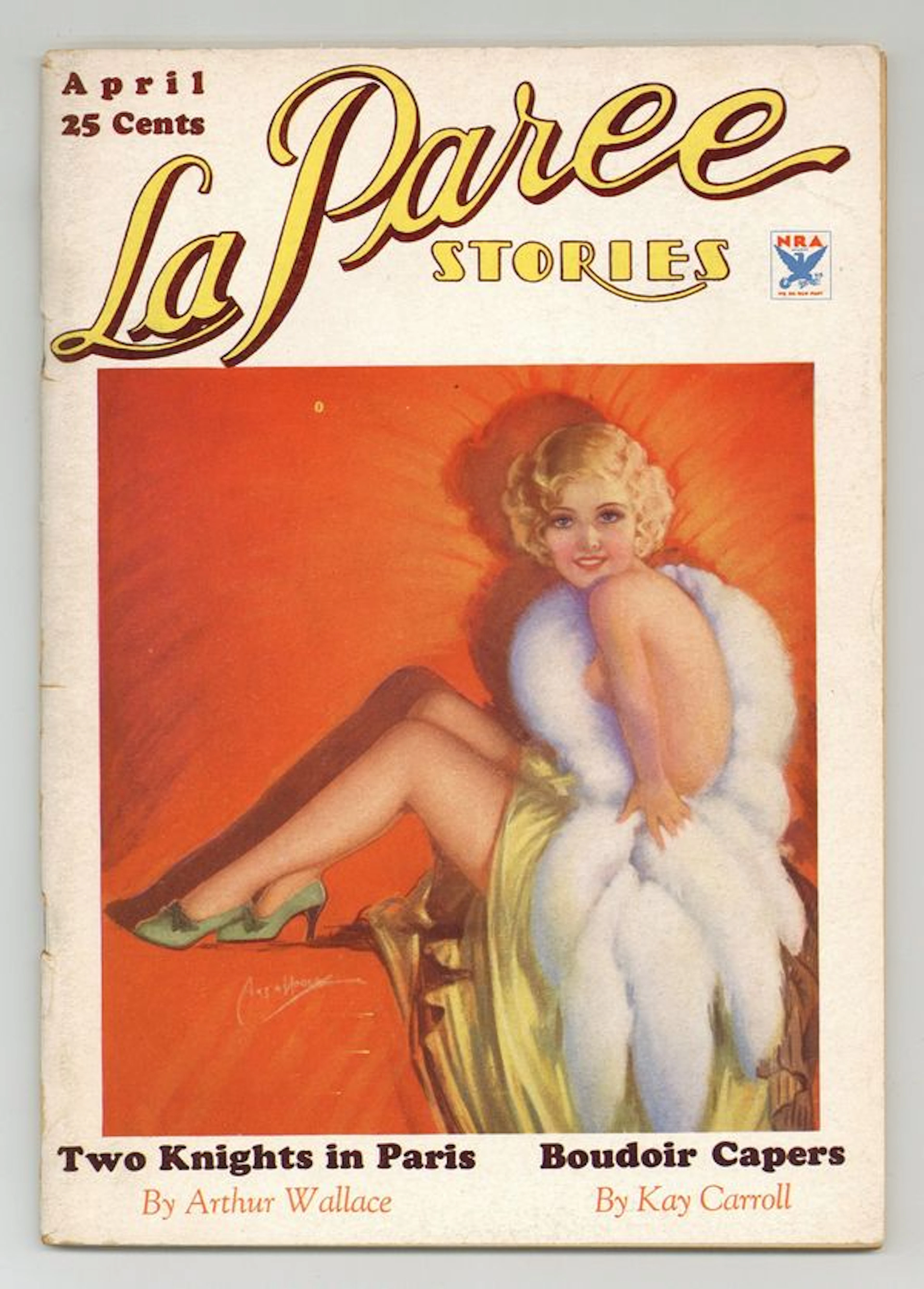 La Paree Stories (1930-1938 Irwin Publishing^) Magazine Vol. 5 #4 PR 0.5