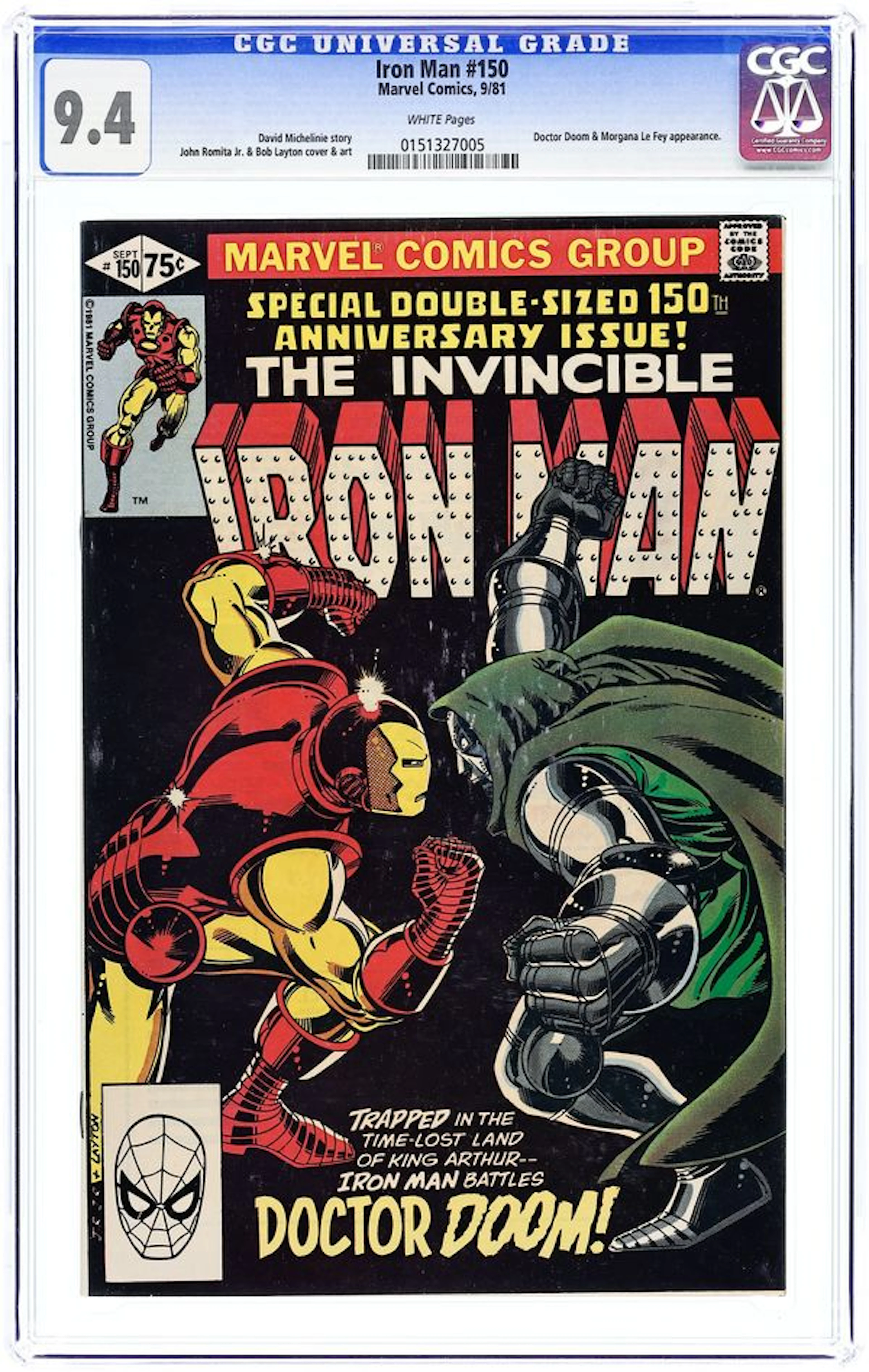 Iron Man (1968 1st Series) 150 CGC 9.4