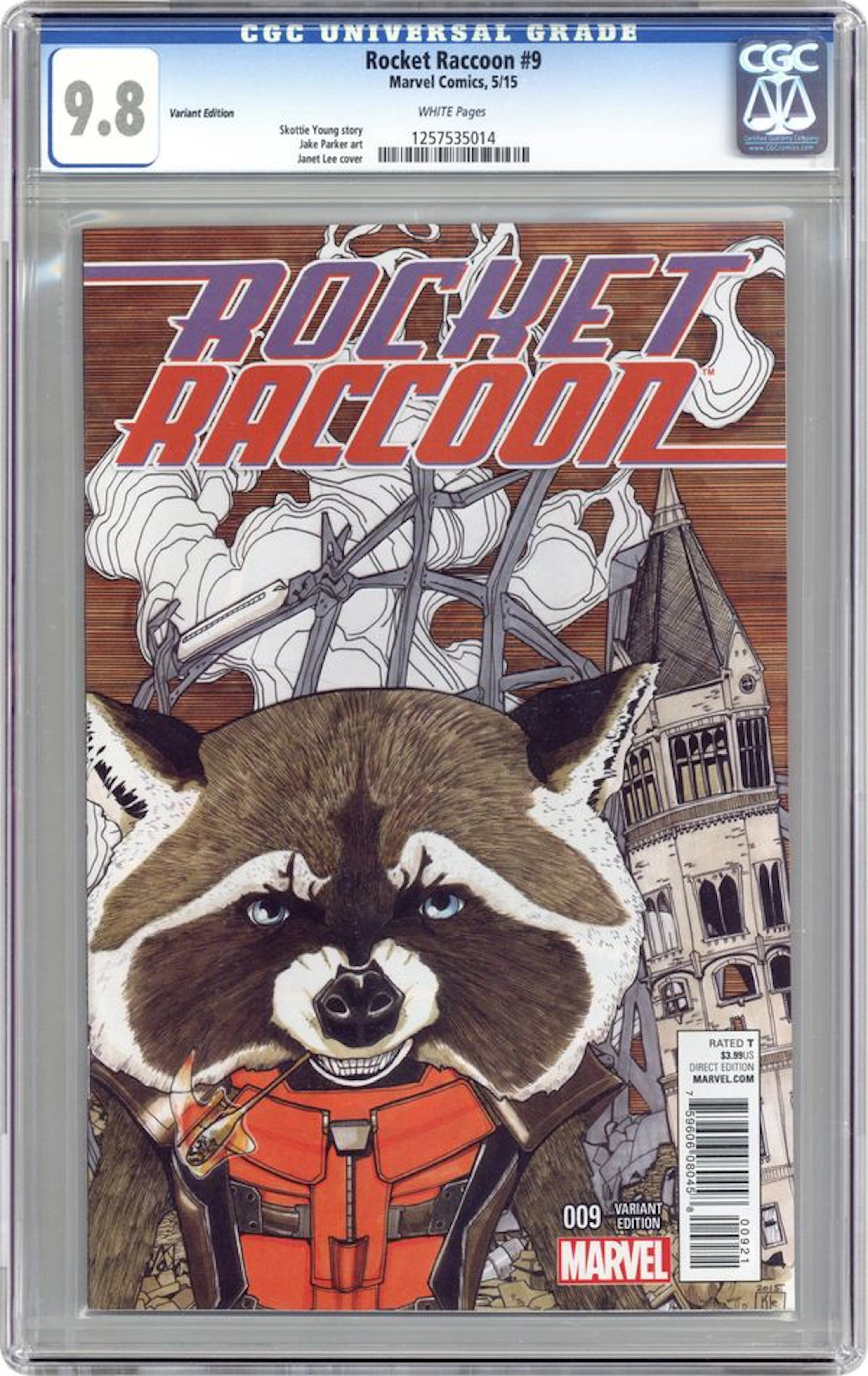 Rocket Raccoon (2014 2nd Series) 9B CGC 9.8