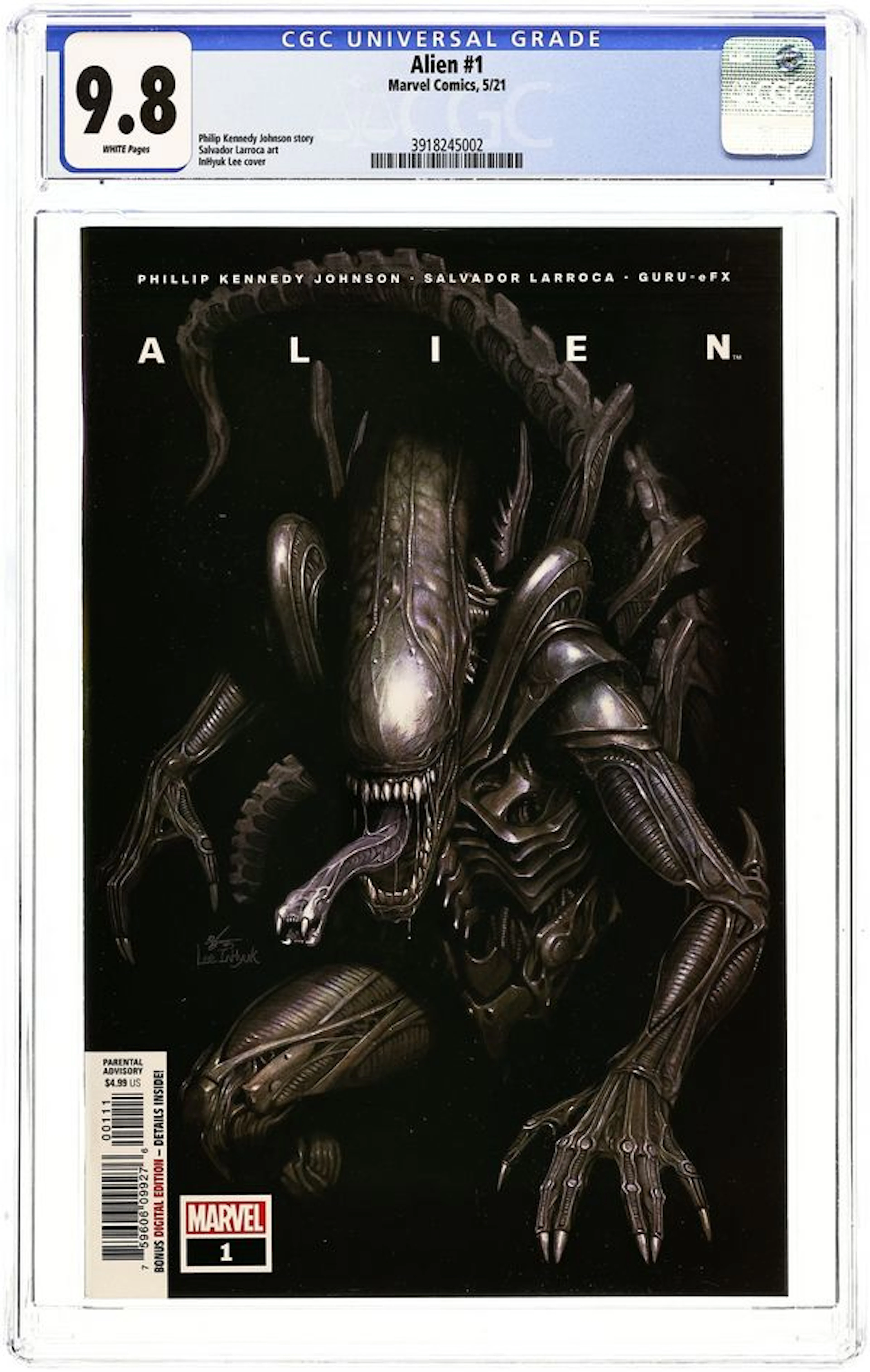 Alien (2021 Marvel 1st Series) 1A CGC 9.8