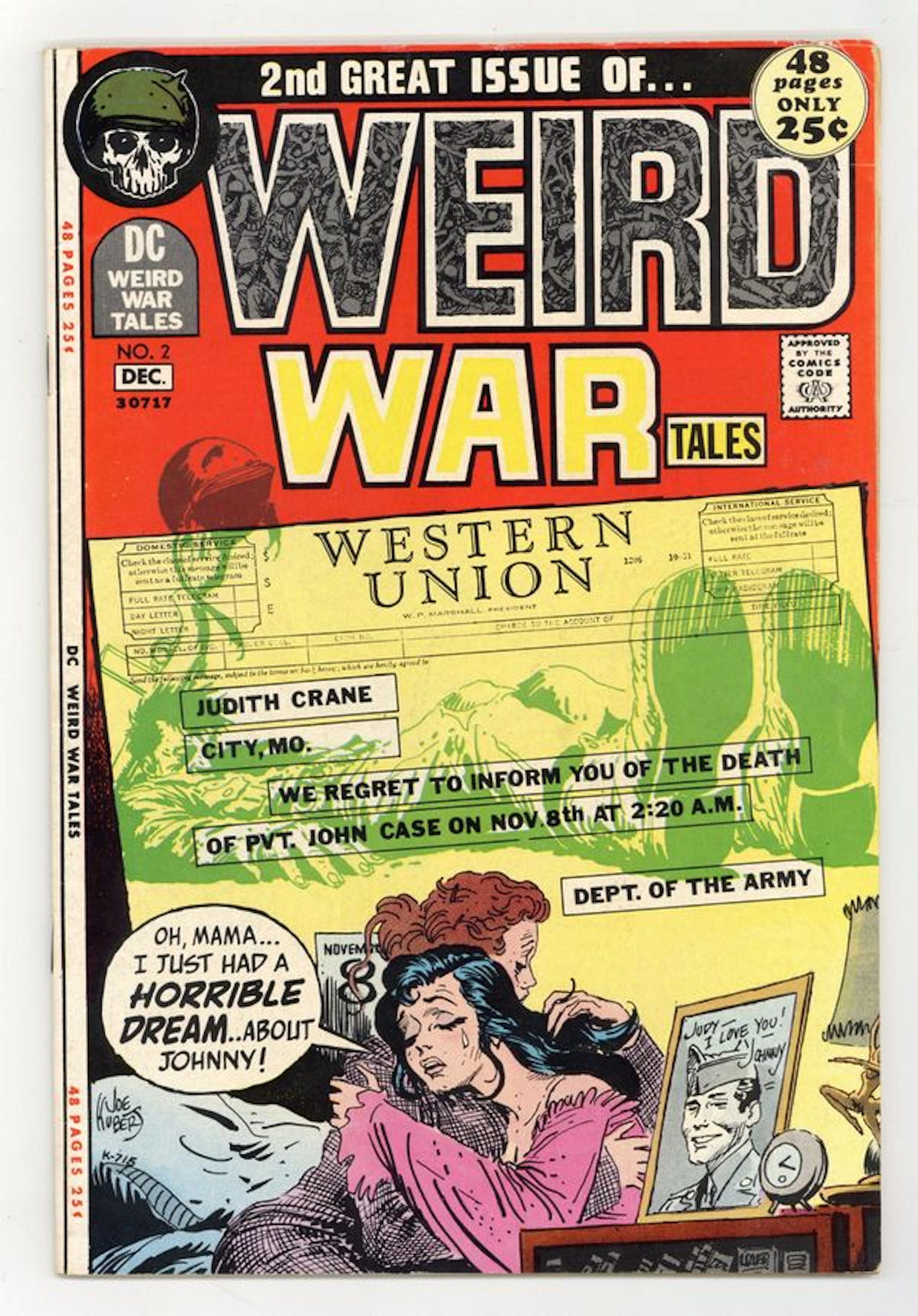 Weird War Tales (1971 DC) 2 VG+ 4.5