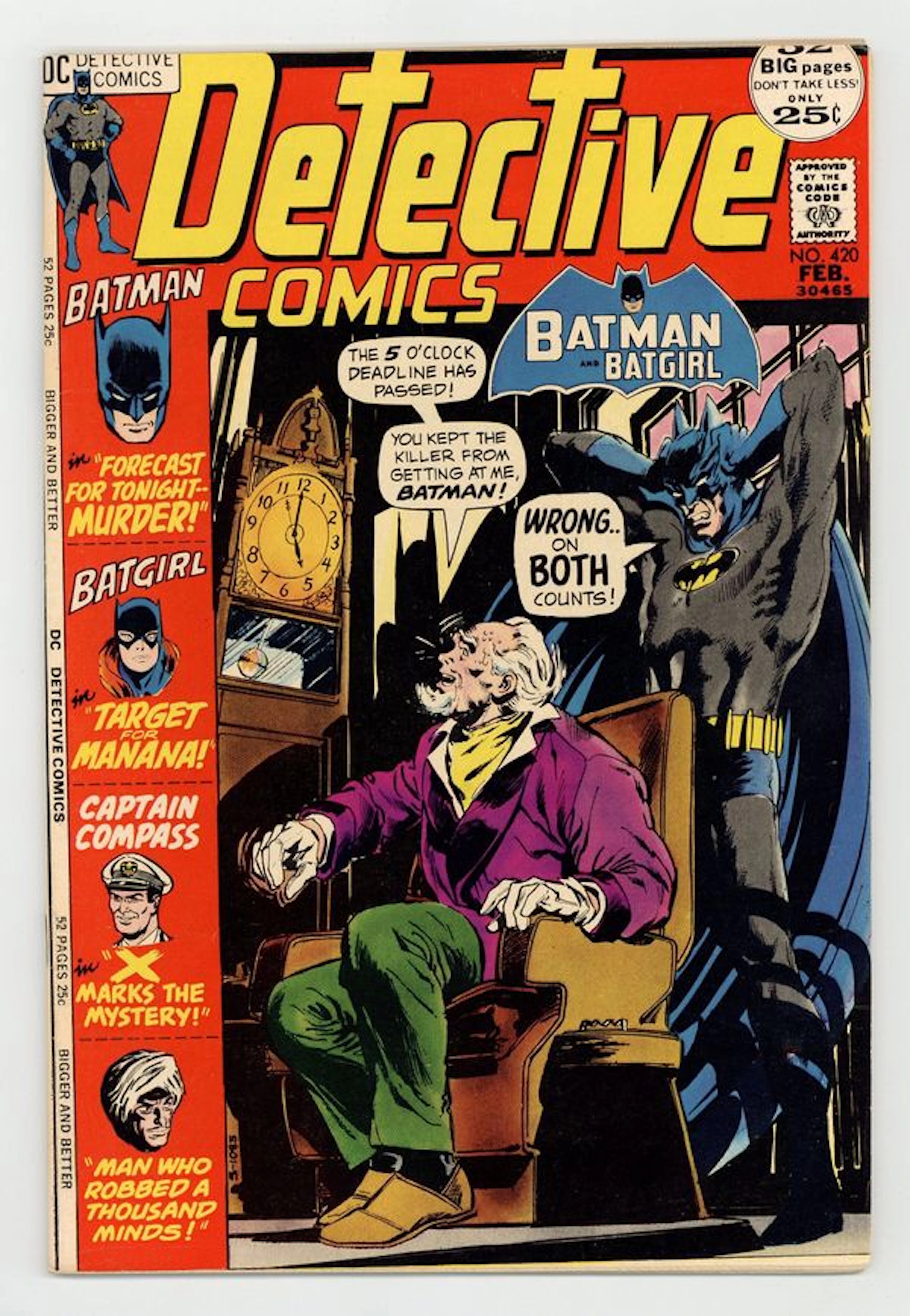 Detective Comics (1937 1st Series) 420 VF- 7.5