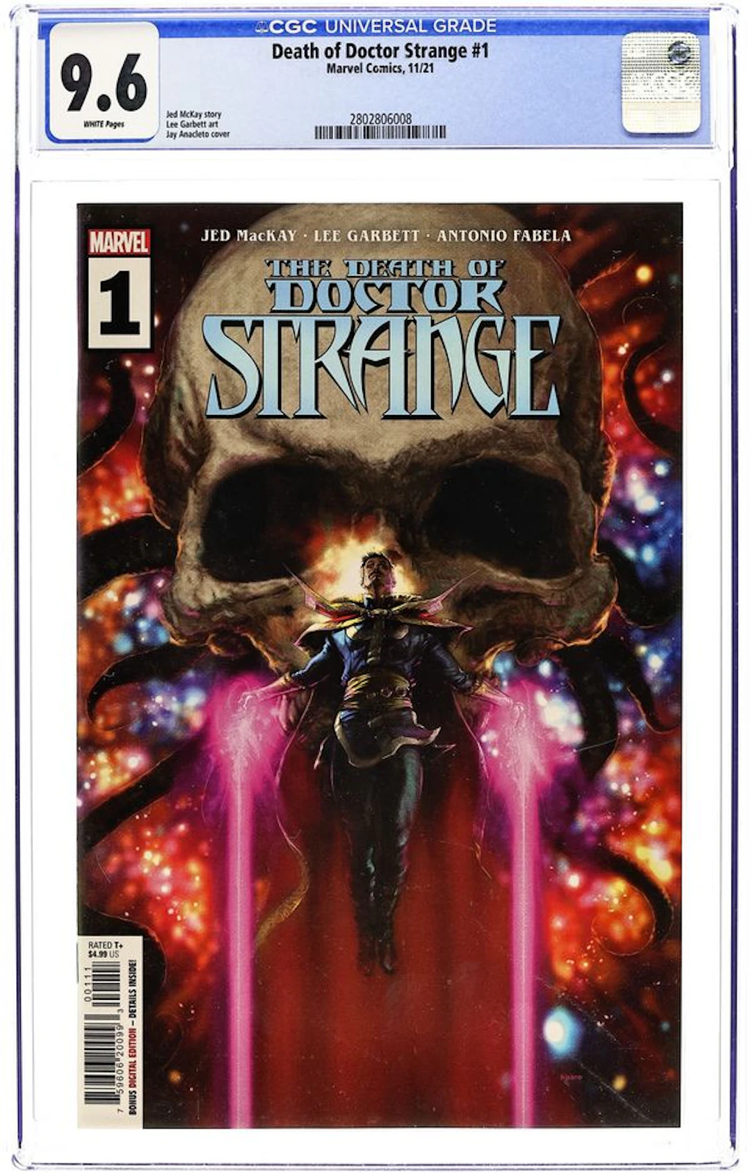 Death of Doctor Strange (2021 Marvel) 1A CGC 9.6