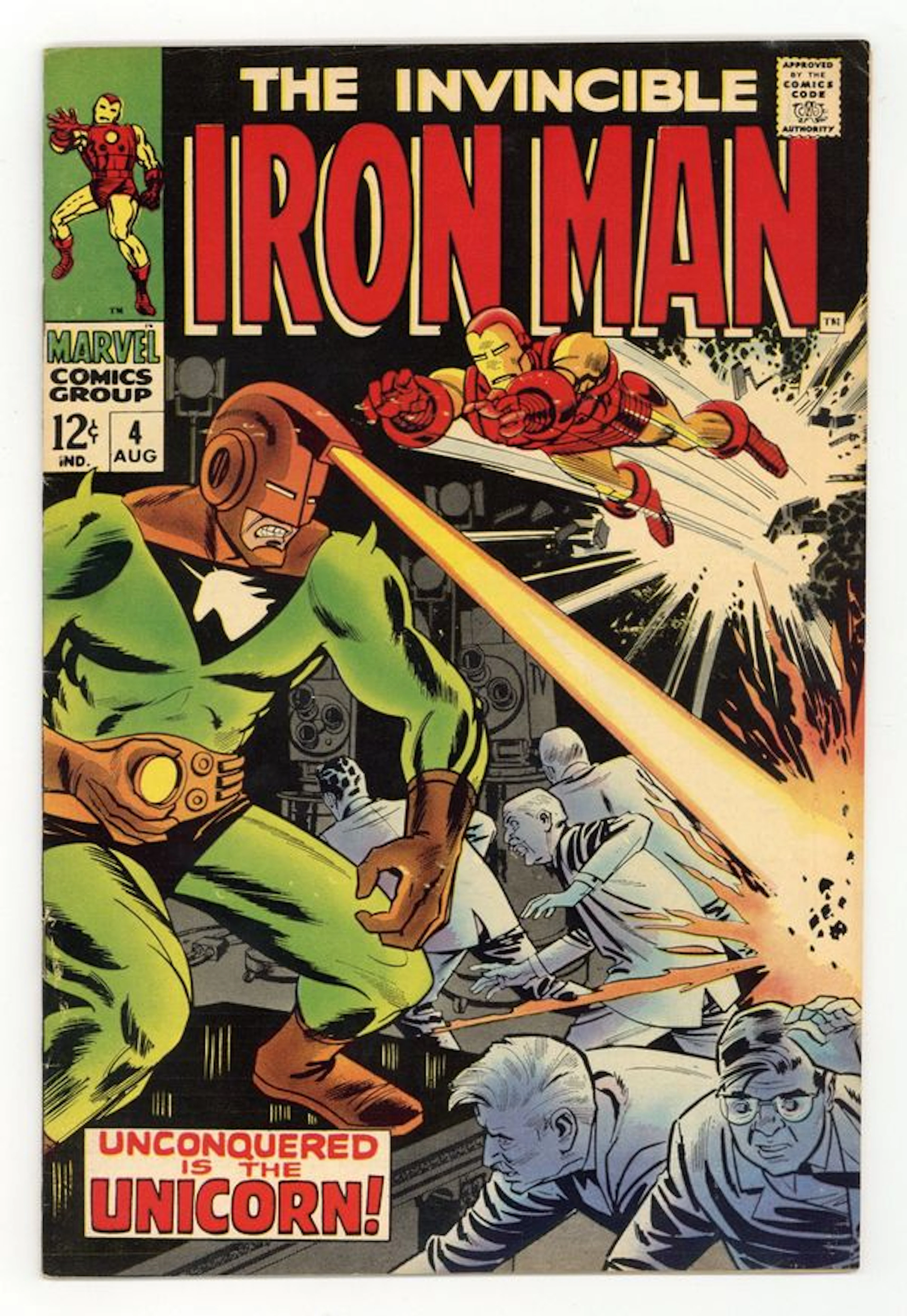 Iron Man (1968 1st Series) 4 VG+ 4.5