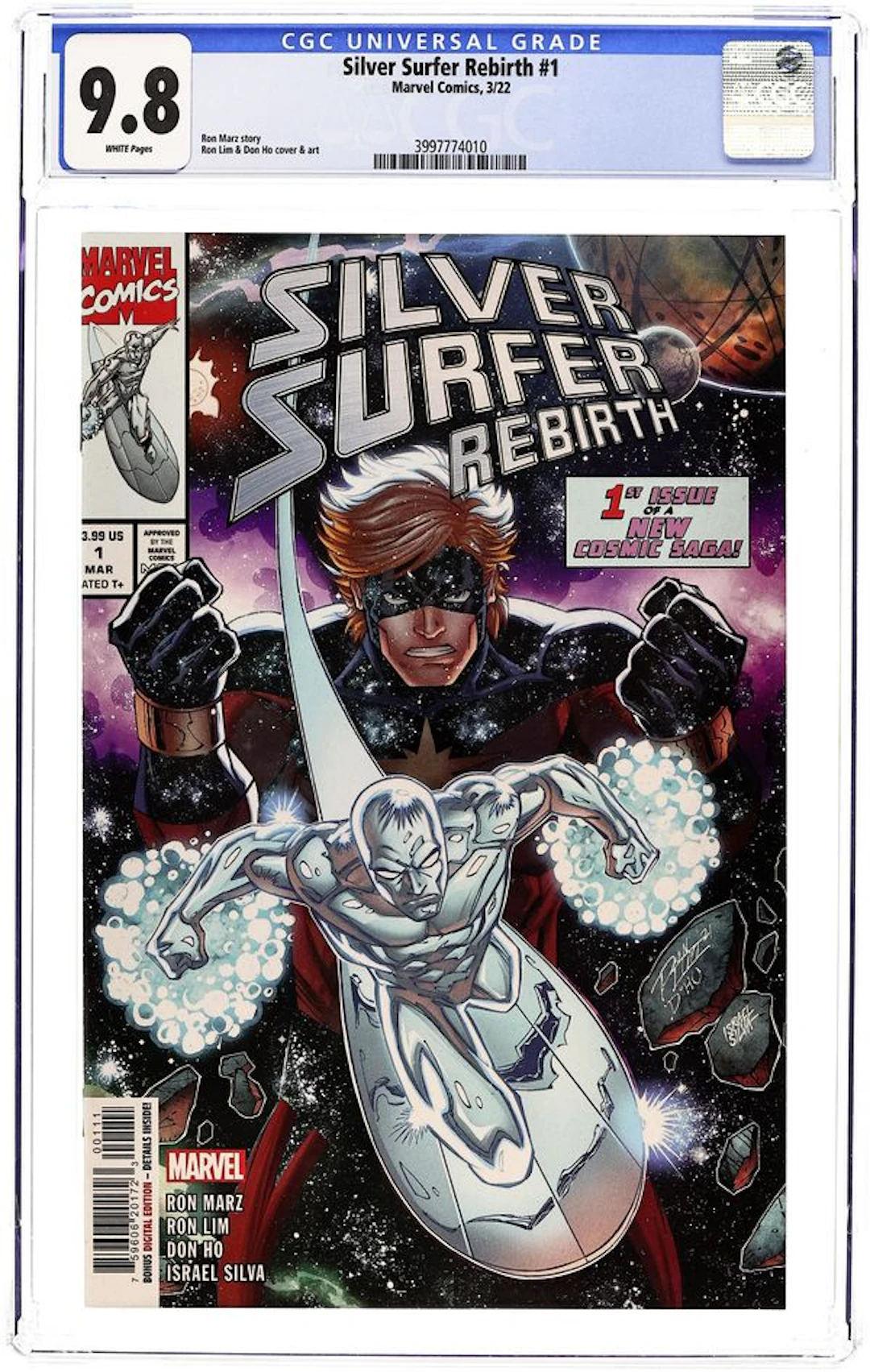 Silver Surfer Rebirth (2022 Marvel) 1A CGC 9.8