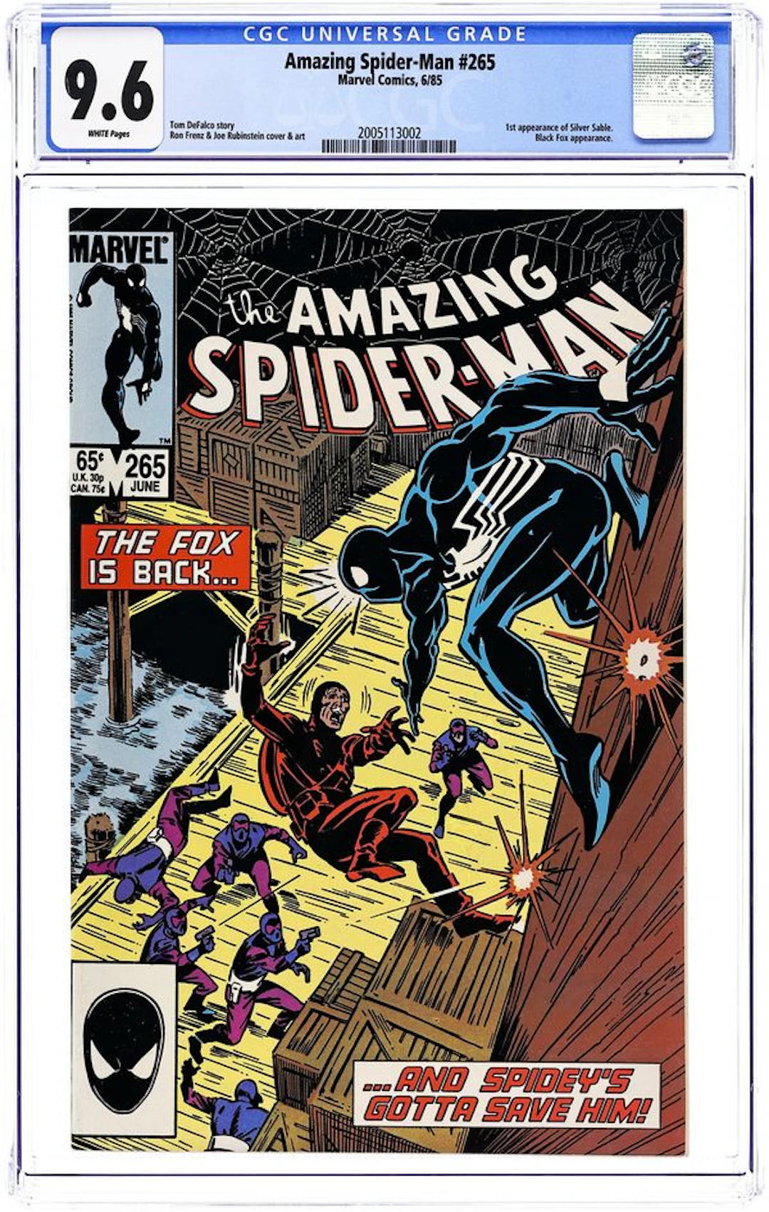Amazing Spider-Man (1963 1st Series) 265A CGC 9.6