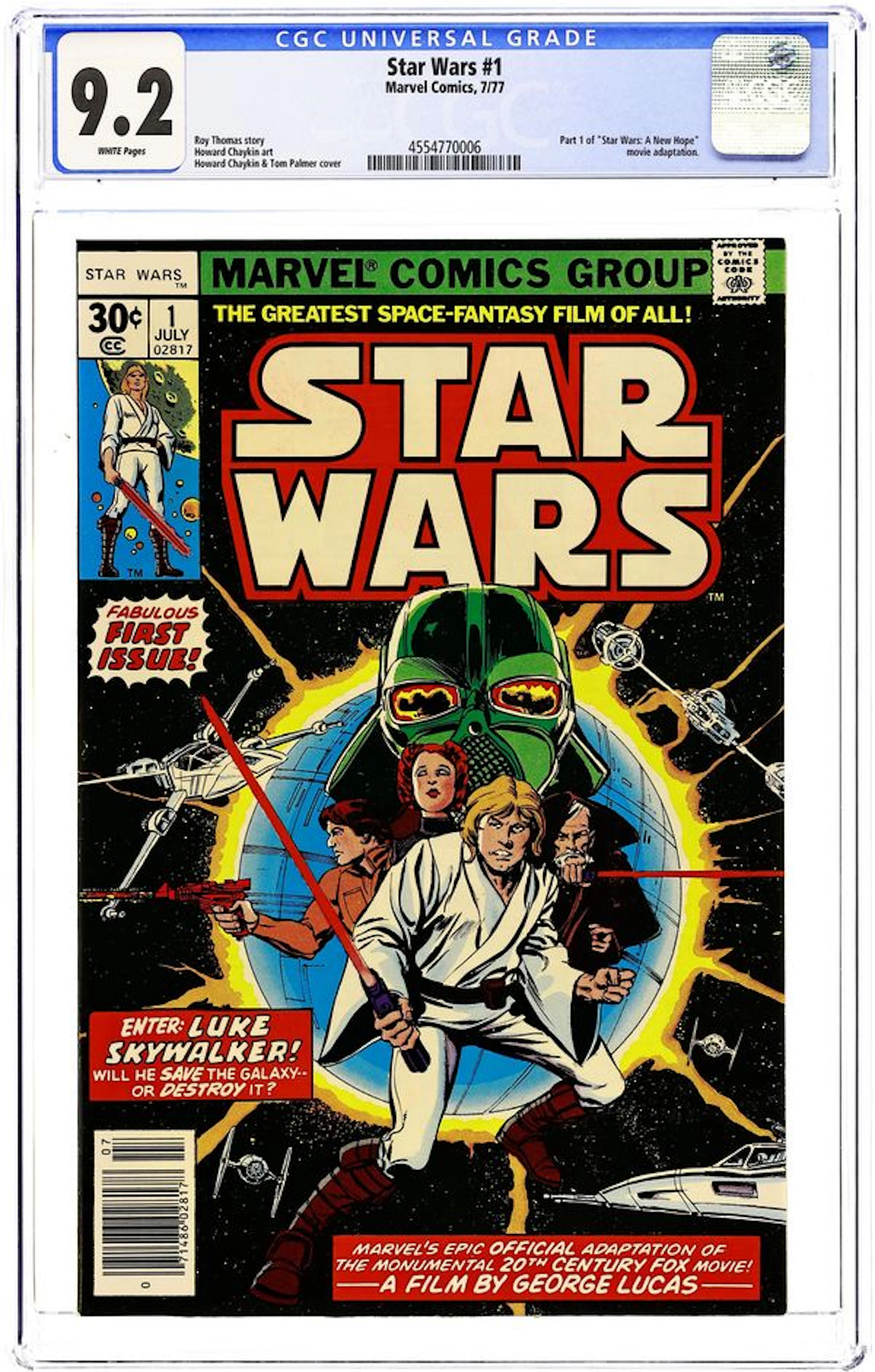 Star Wars (1977 Marvel) 1 CGC 9.2