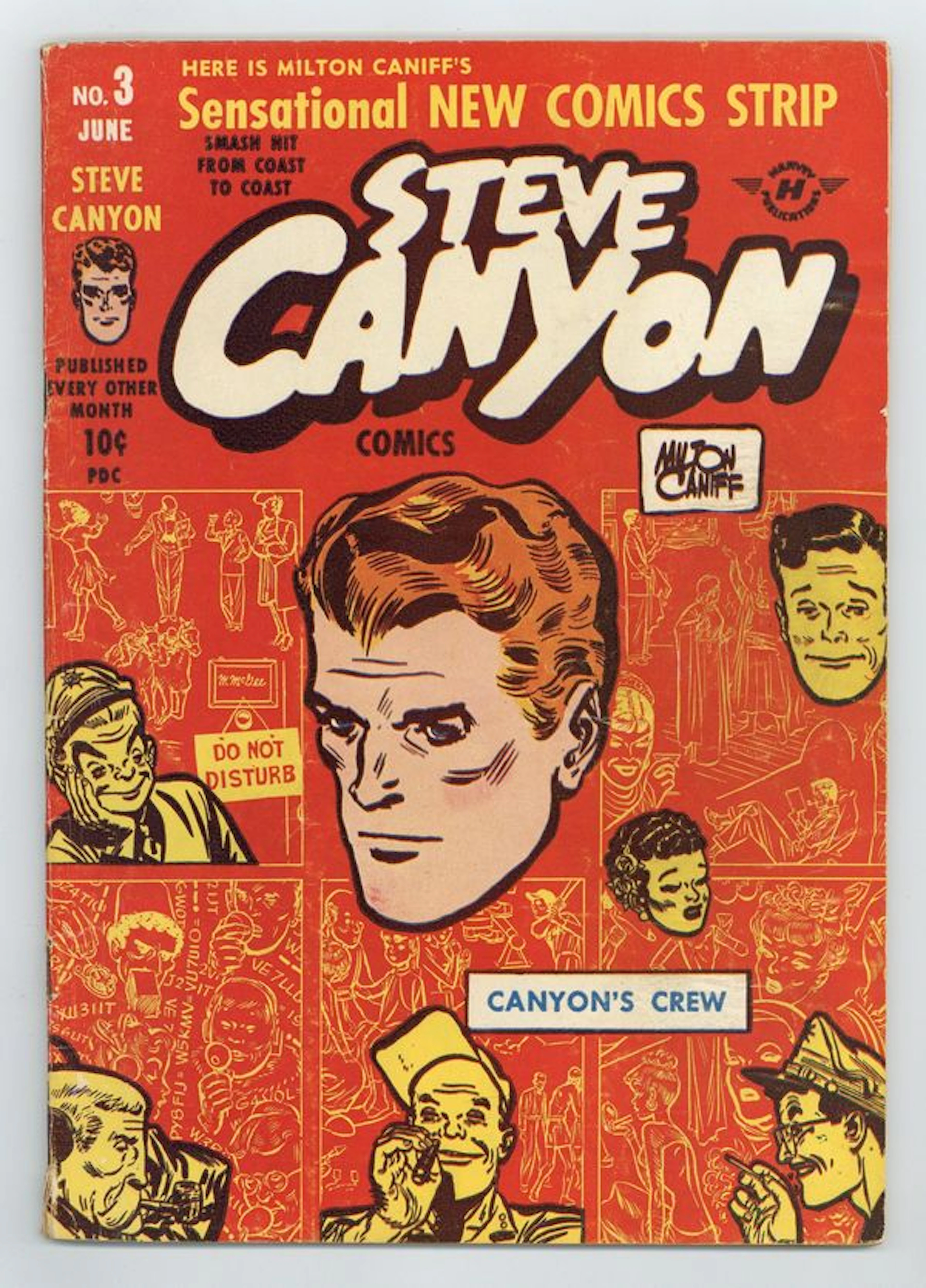 Steve Canyon Comics (1948 Harvey) 3 VG 4.0