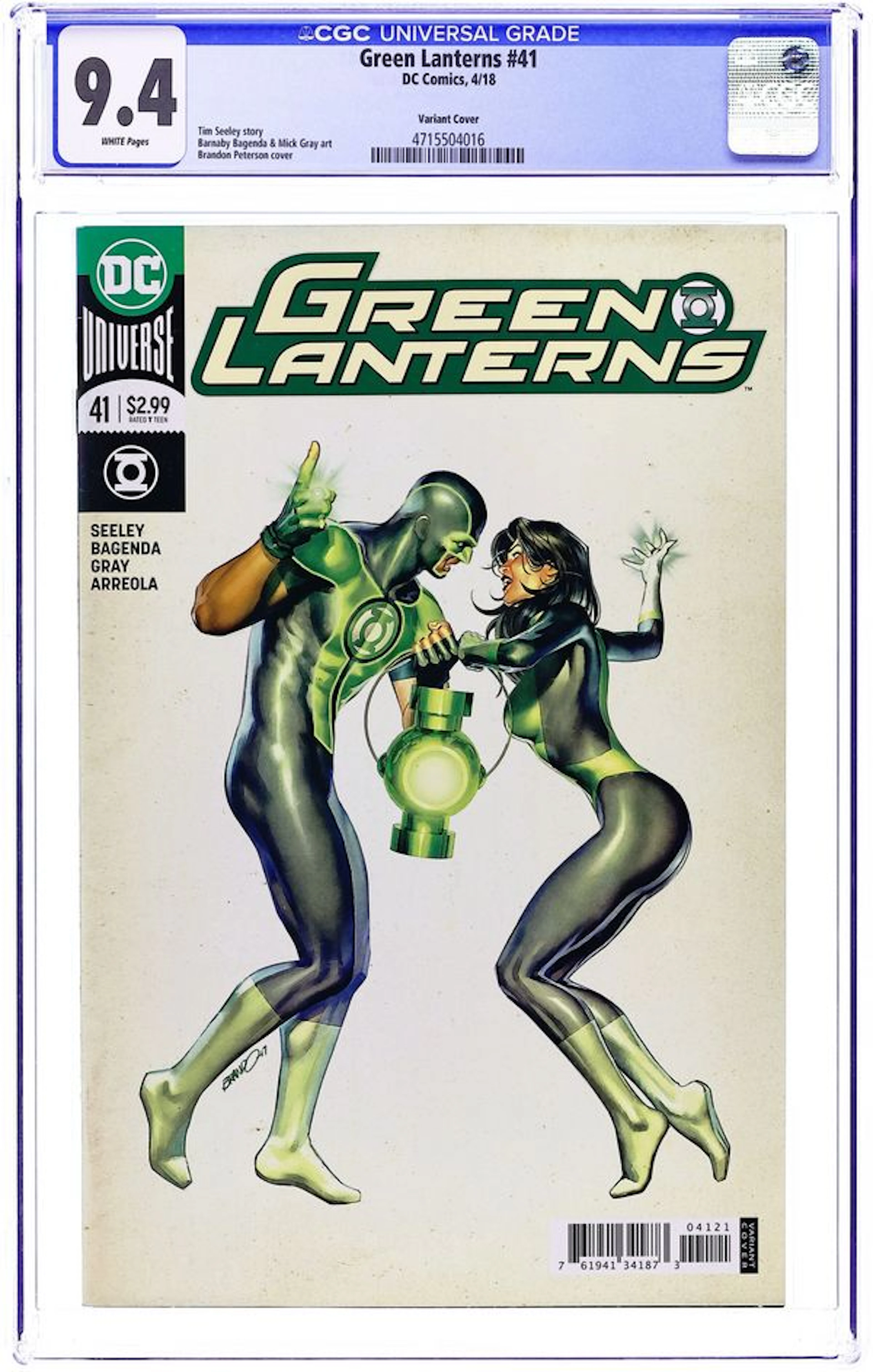 Green Lanterns (2016) 41B CGC 9.4